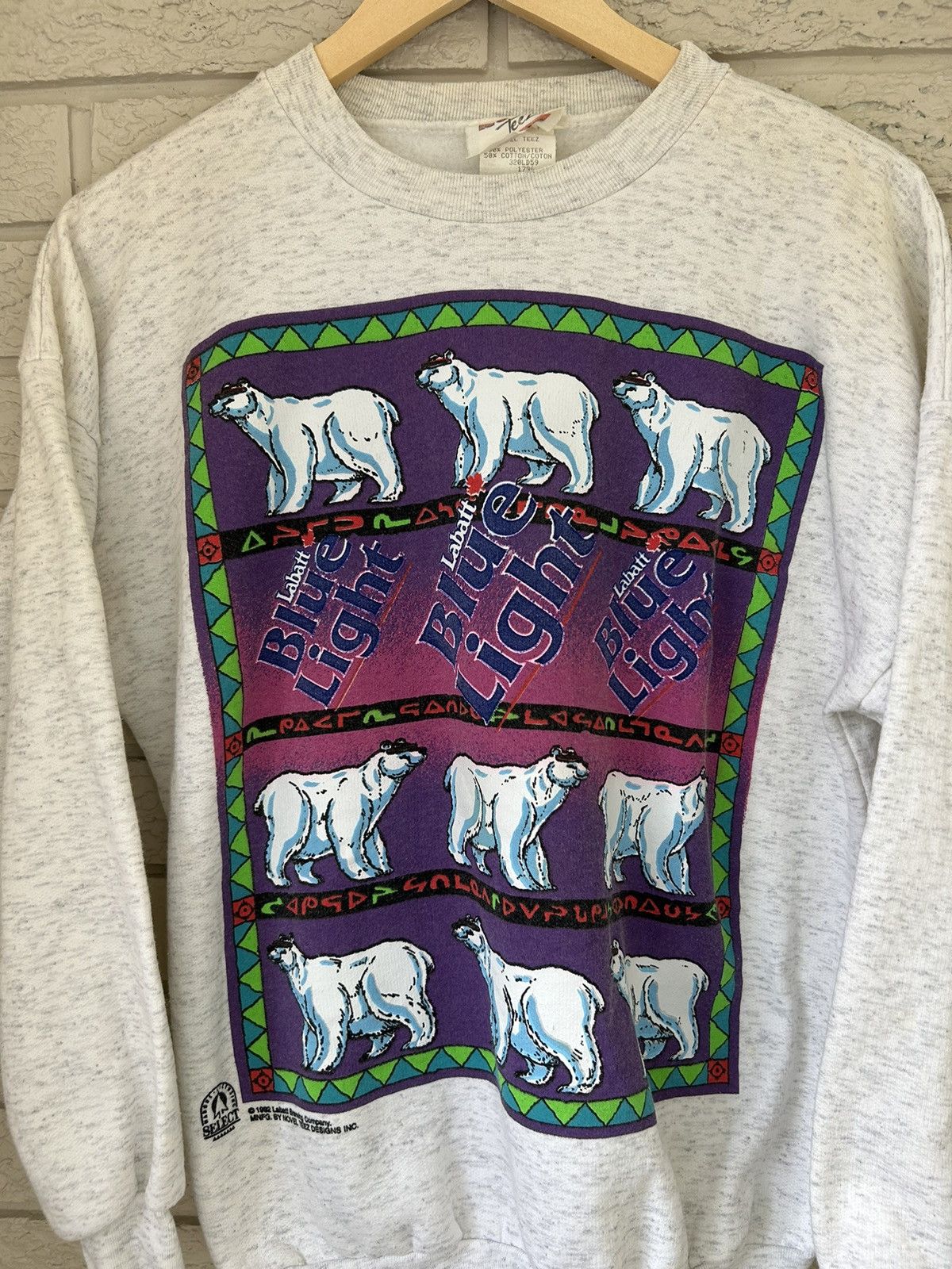 Vintage Vintage 1992 Labatt Blue Light Brewing Promo Crewneck Size US S / EU 44-46 / 1 - 2 Thumbnail