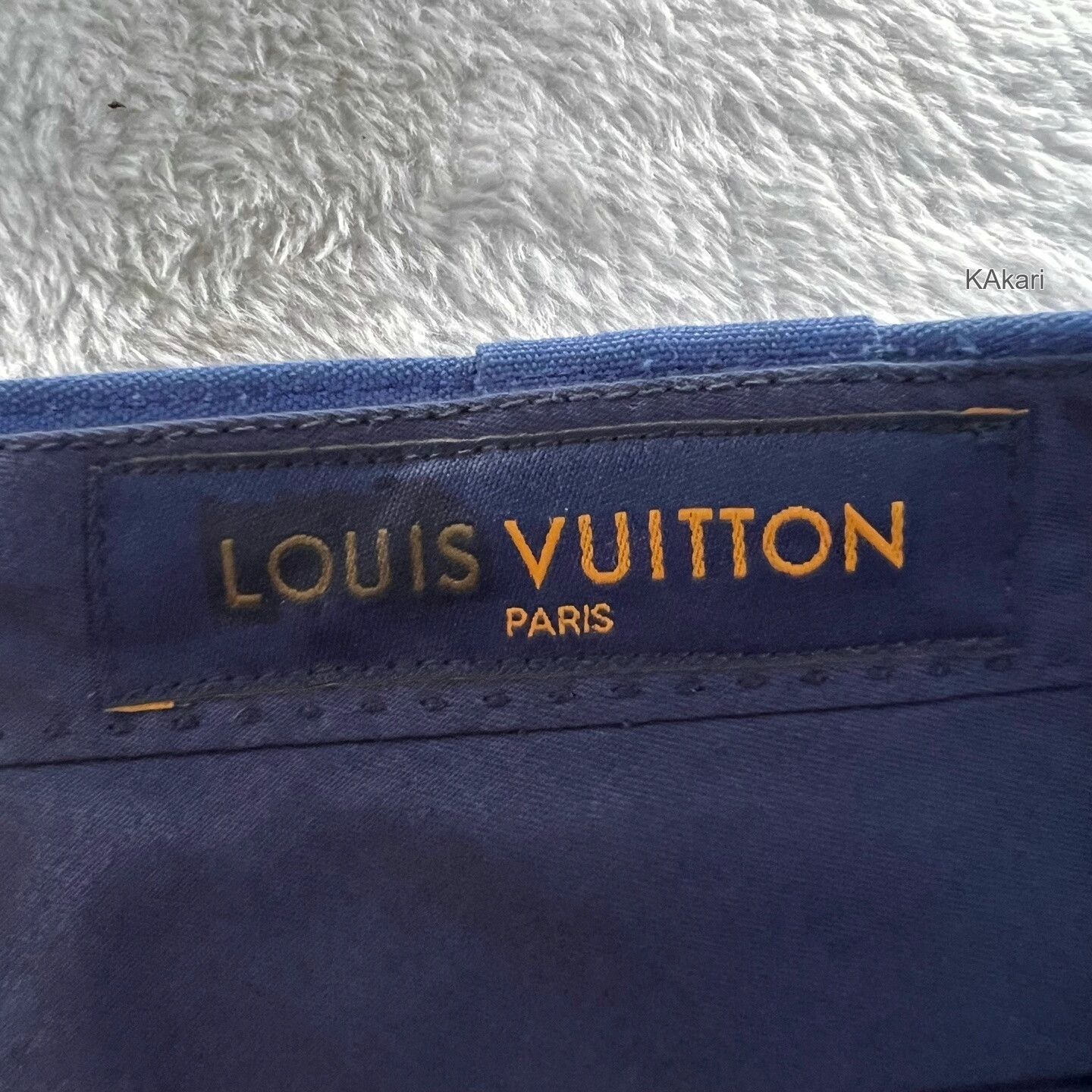 Louis Vuitton Louis Vuitton Blue Straight-Leg Pants Size US 40 / EU 56 - 3 Thumbnail