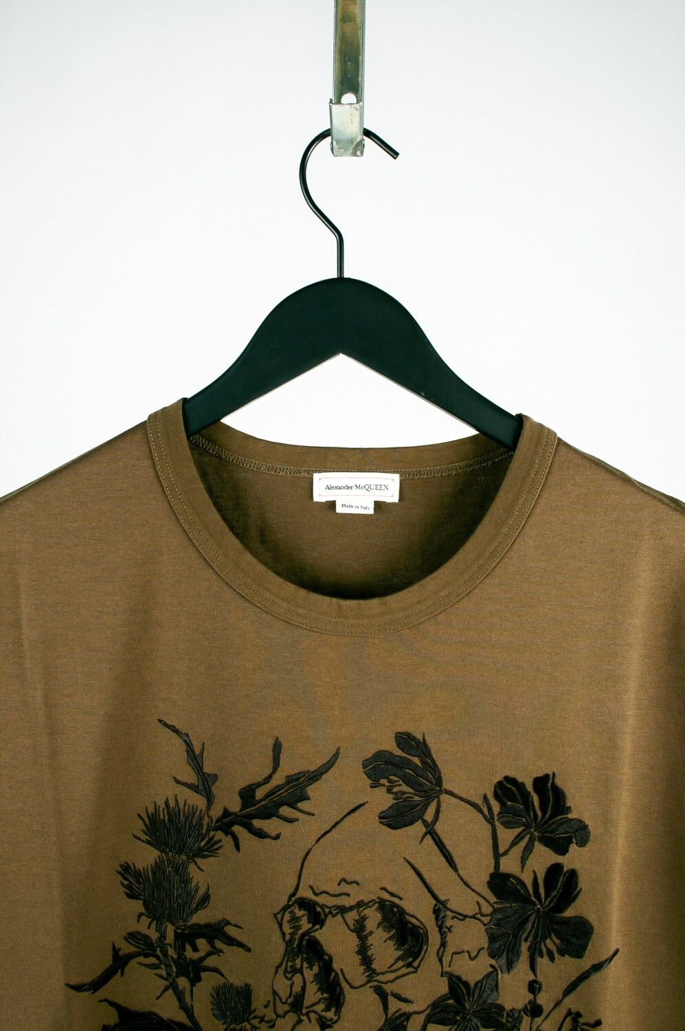 Alexander McQueen Original Alexander Mcqueen Skull Khaki Men T Shirt L MCQT1 Size US M / EU 48-50 / 2 - 4 Thumbnail