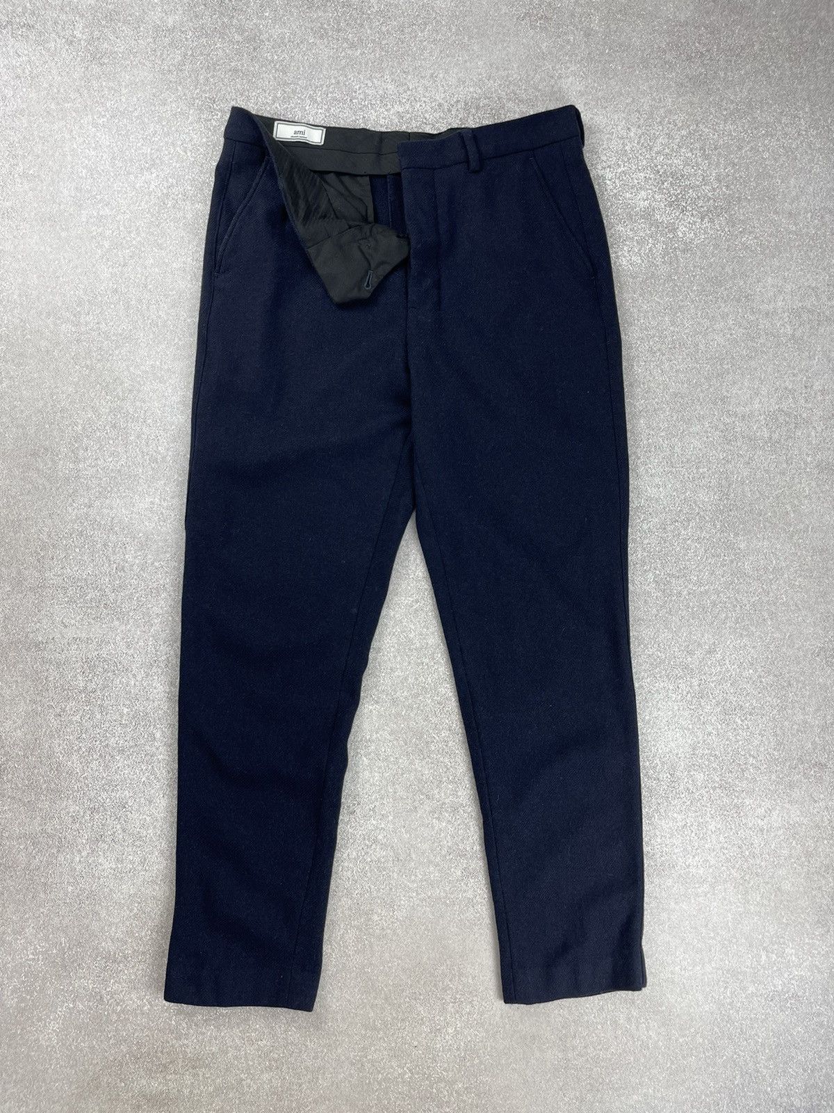 AMI AMI Alexandre Mattiussi Wool Trousers Pants Size US 32 / EU 48 - 1 Thumbnail