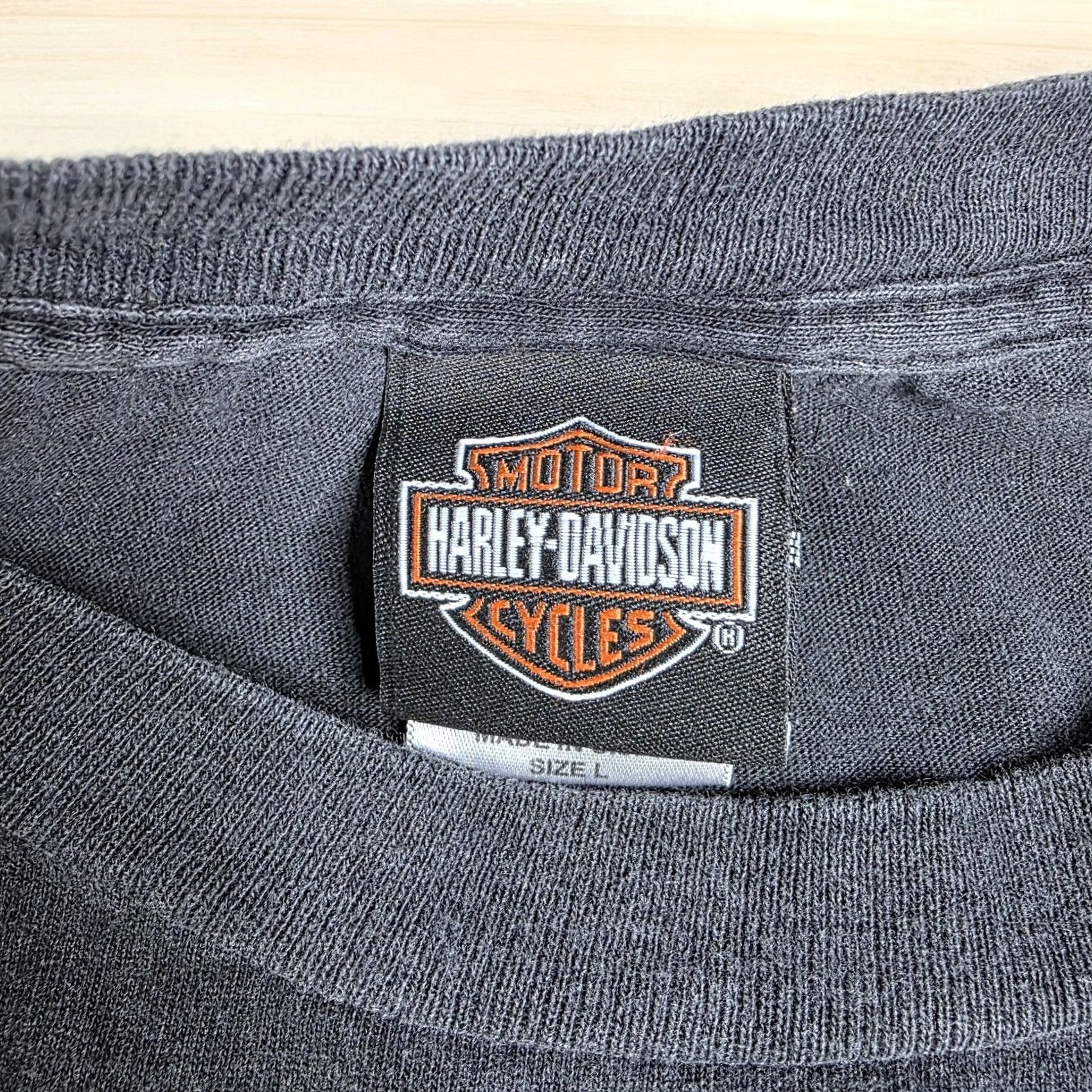 Harley Davidson Vintage Harley-Davidson Sturgis Shirt Mens Large Black 2007 Biker Rally Rapid City Graphic Print Double-Sided 100% Cotton T-Shirt Velar? Size US L / EU 52-54 / 3 - 4 Thumbnail
