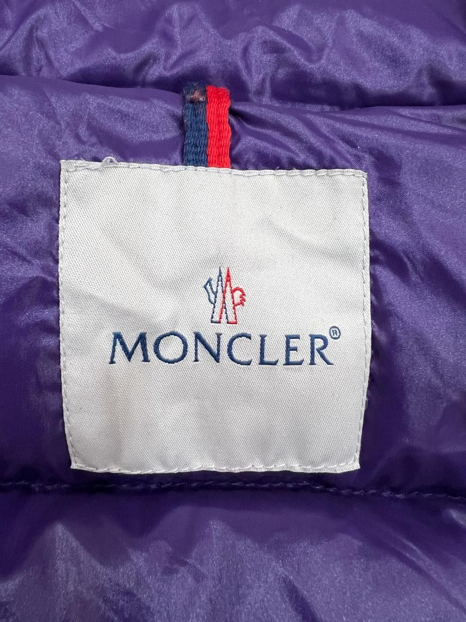 Moncler × Vintage Moncler purple womrns puffer jacket Size L / US 10 / IT 46 - 7 Thumbnail