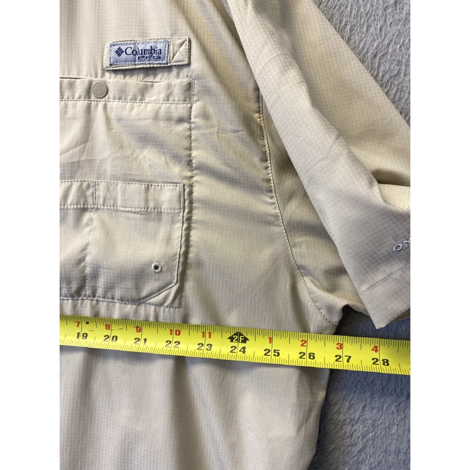 Vintage Columbia Men's Red Short Sleeve Button-Up Shirt XXL - Lightweight, Breathable, Casual, Fishing, Regular Fit Size US XL / EU 56 / 4 - 4 Thumbnail