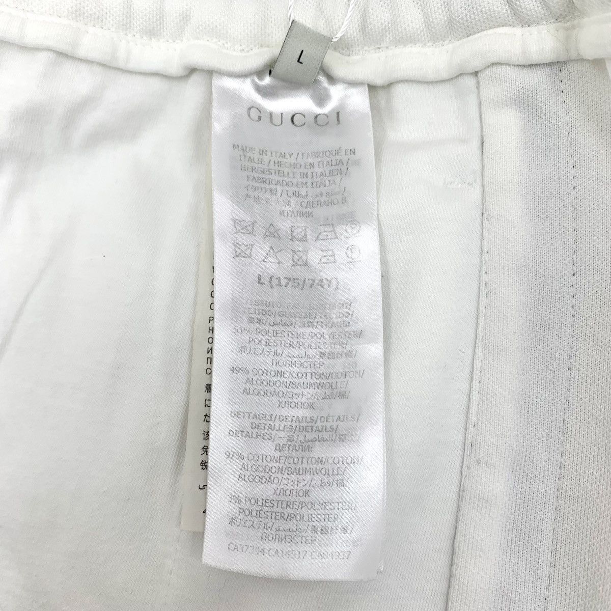 Gucci Gucci Logo Cherry Elastic Waist Cuffed Casual Pants K26WX Size US 36 / EU 52 - 7 Thumbnail