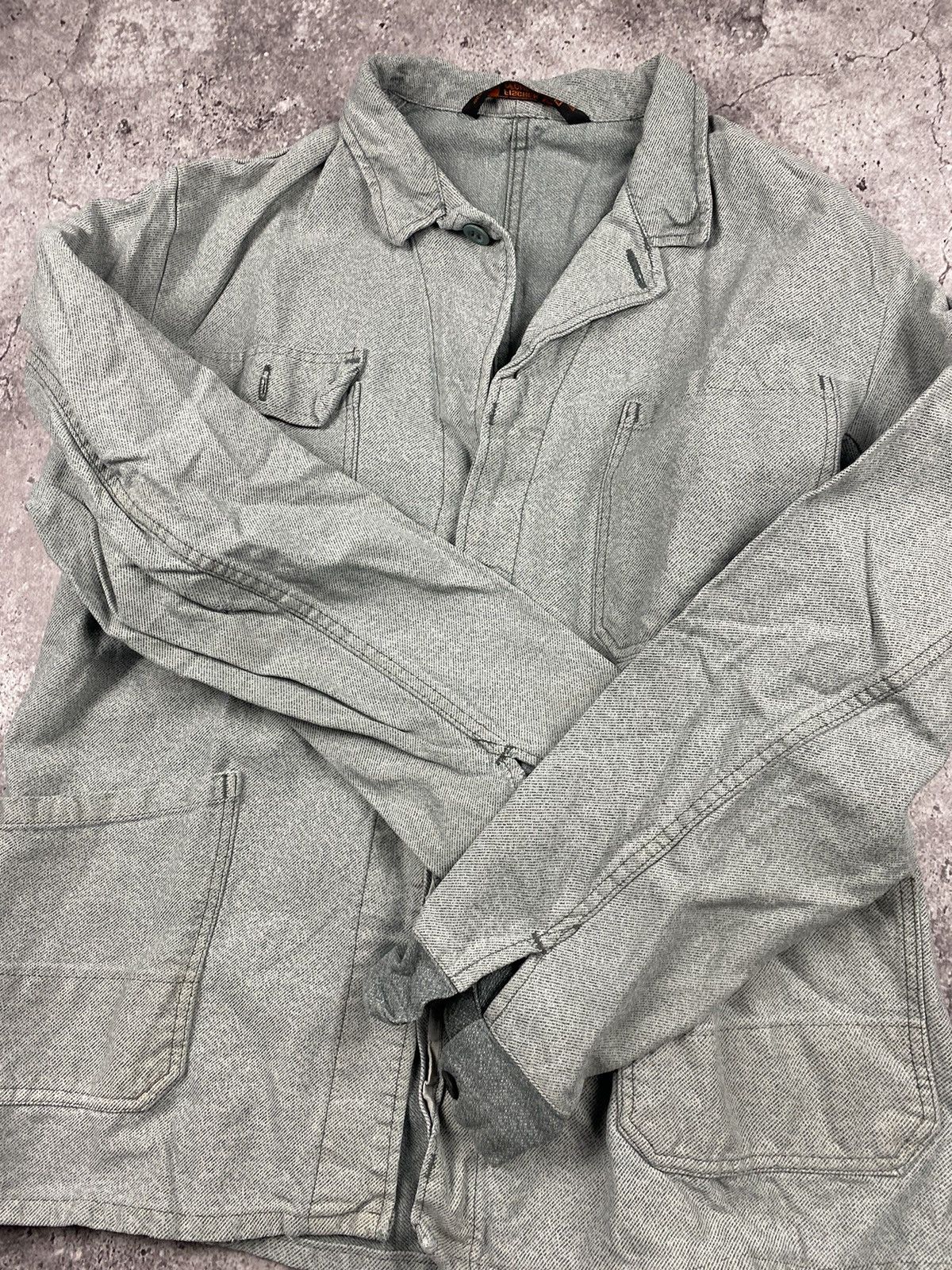 Japanese Brand × Vintage Vintage Japan Crazy quality Workwear overshirt Pocket Jacket Size US M / EU 48-50 / 2 - 4 Thumbnail