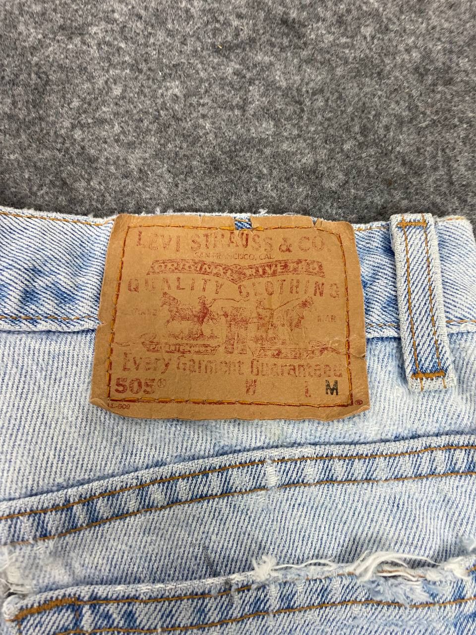 Levi's vintage levis 505 low rise distressed denim Size US 29 - 6 Thumbnail