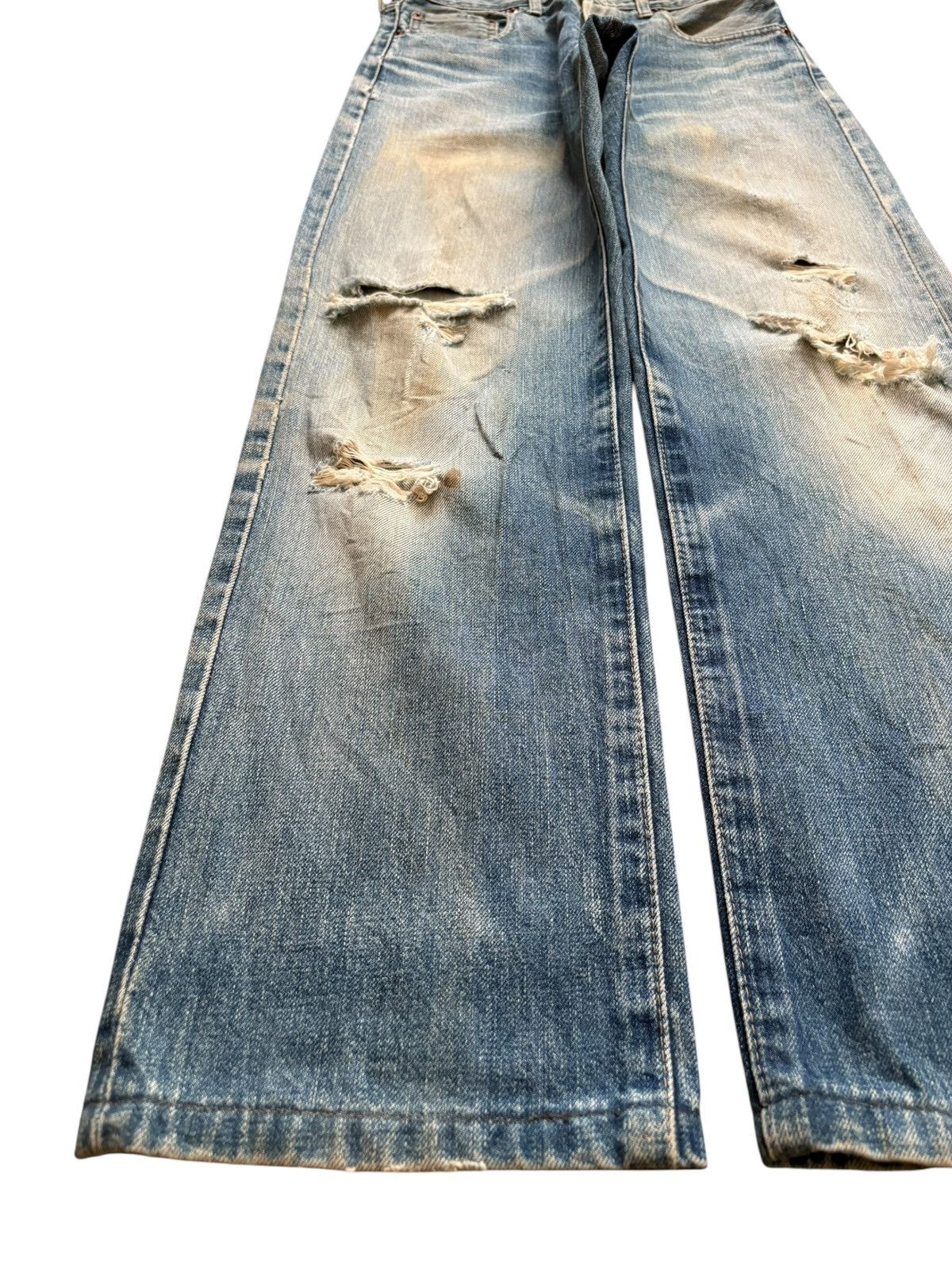 Levi's Vintage 80s Levis 503BXX Big E Selvedge Mud Wash Baggy Jeans Size US 28 / EU 44 - 7 Thumbnail