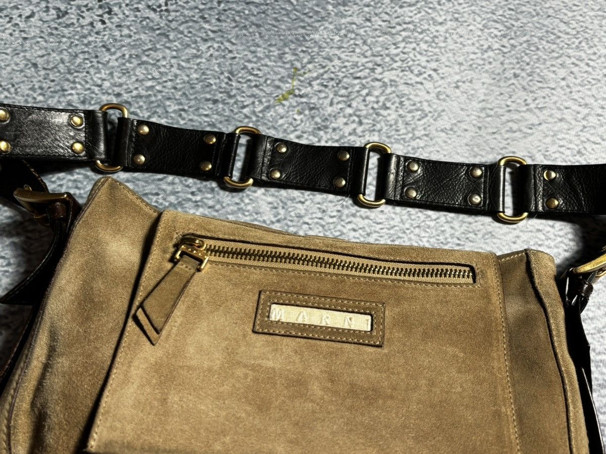 Marni Marni vintage small suede handbag Y2K avangard style Size ONE SIZE - 2 Thumbnail