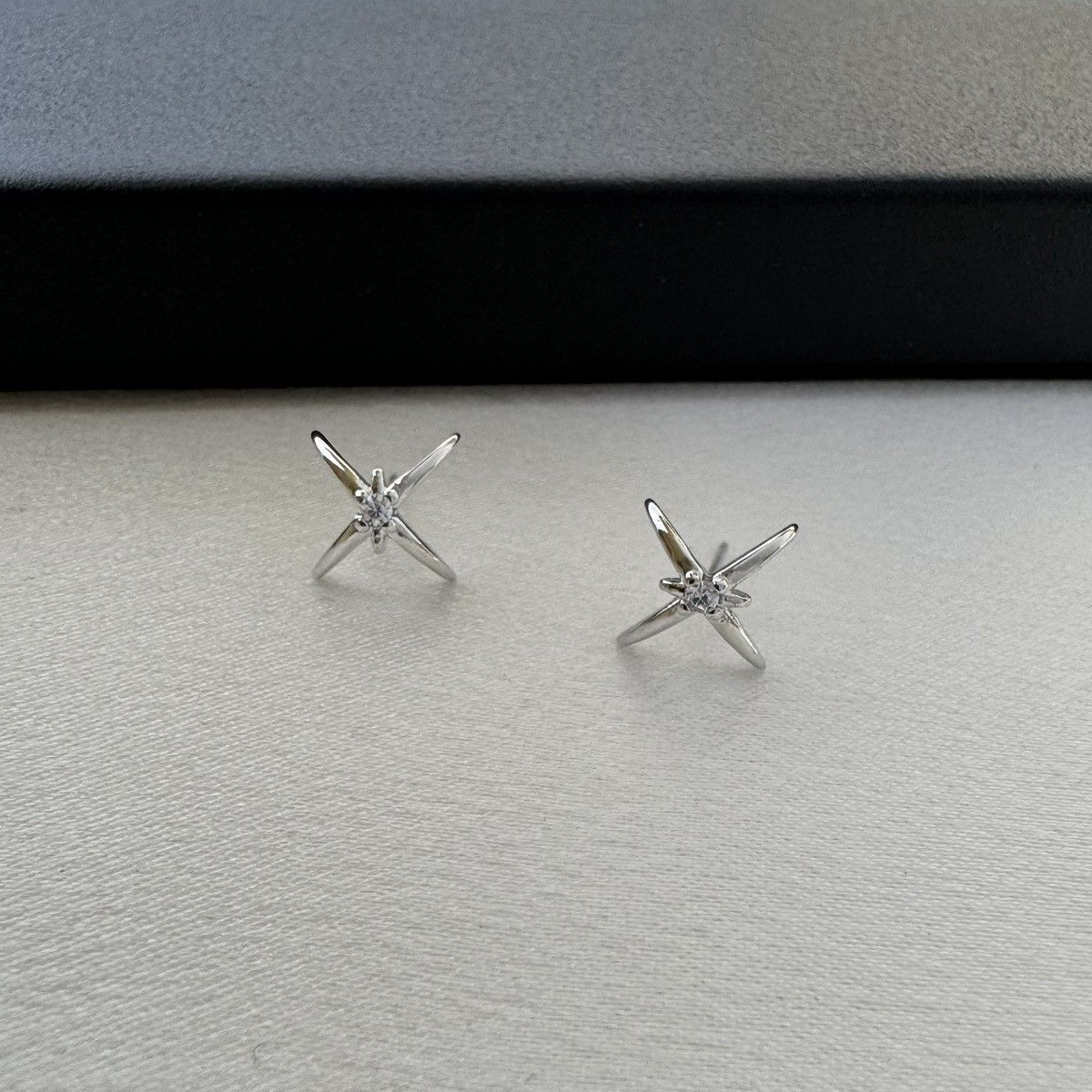 Other CZ Star Stud Earrings for Men Women Size ONE SIZE - 3 Thumbnail