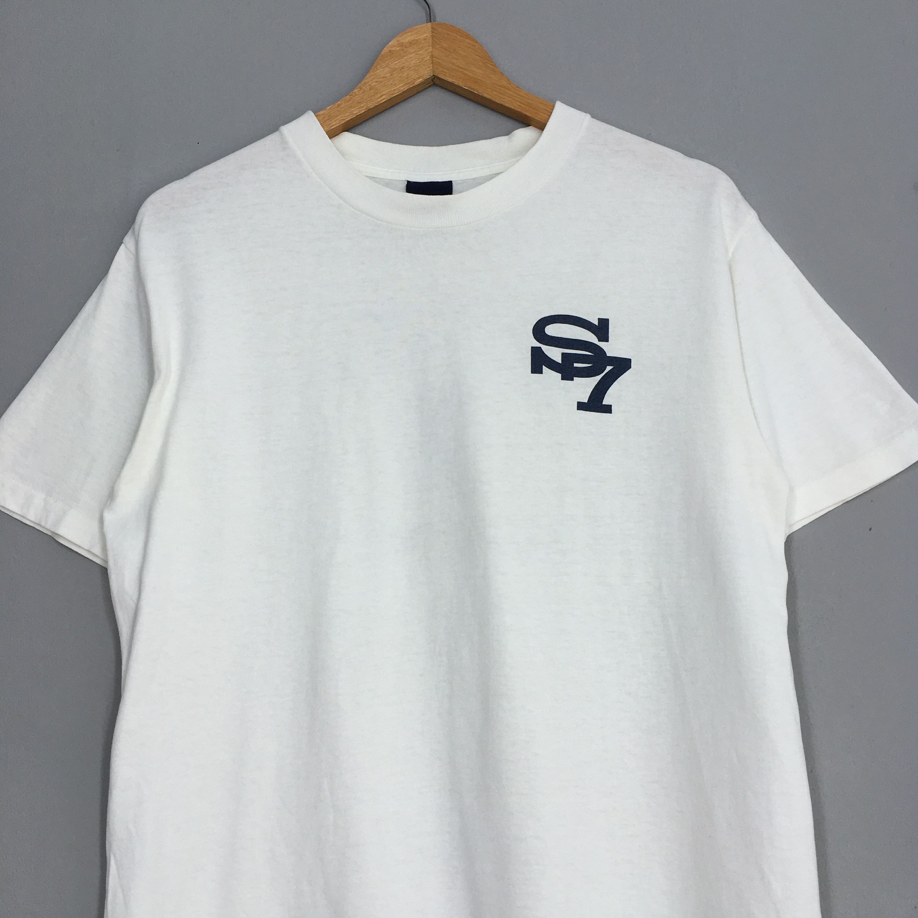 Stussy × Vintage Vintage 80s Stussy Usa Skaters S7 Tribe Tshirt Medium Size US M / EU 48-50 / 2 - 3 Thumbnail