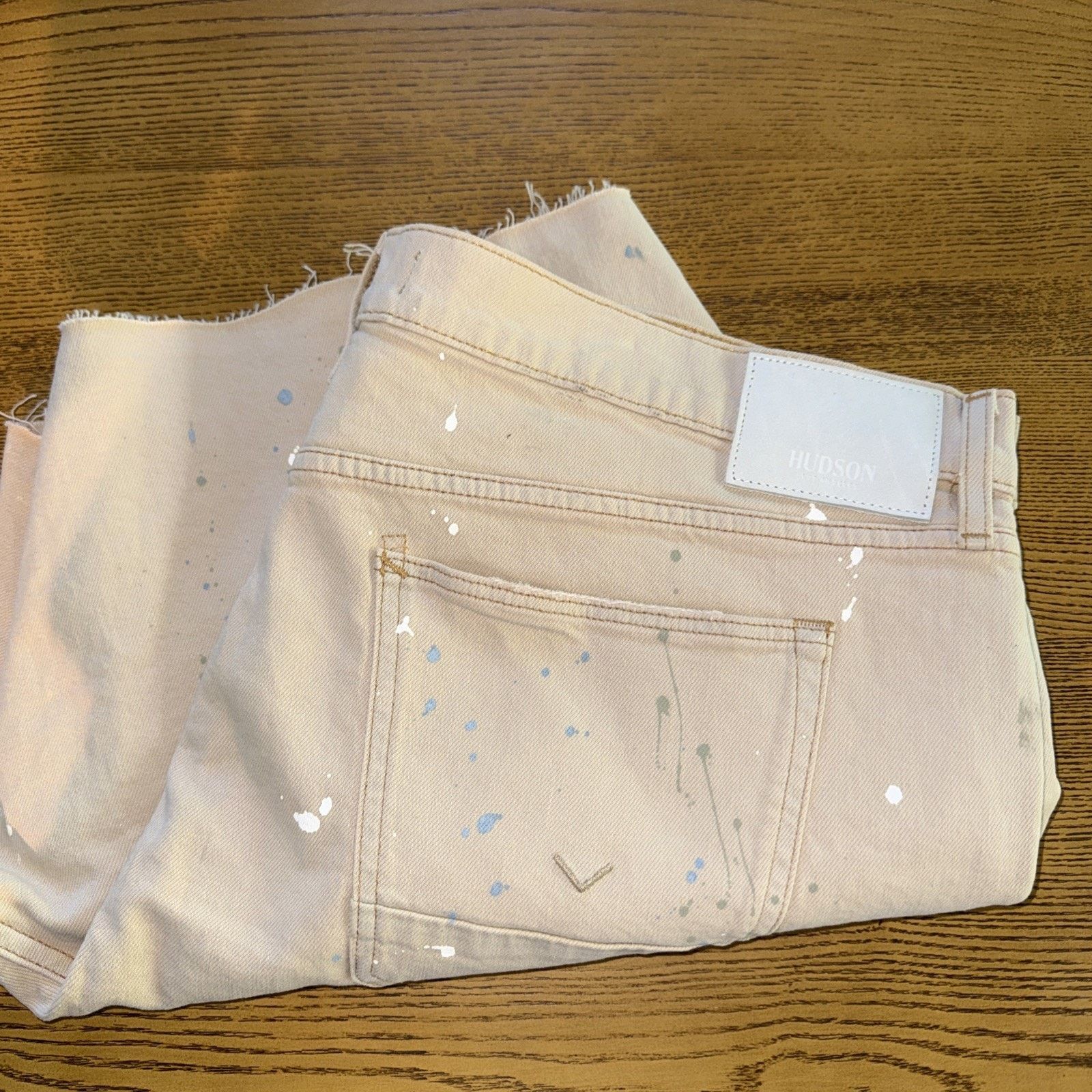 Hudson Hudson Kirk Shorts Tan Painter Distressed 42W 9L splatter Size US 42 / EU 58 - 10 Thumbnail