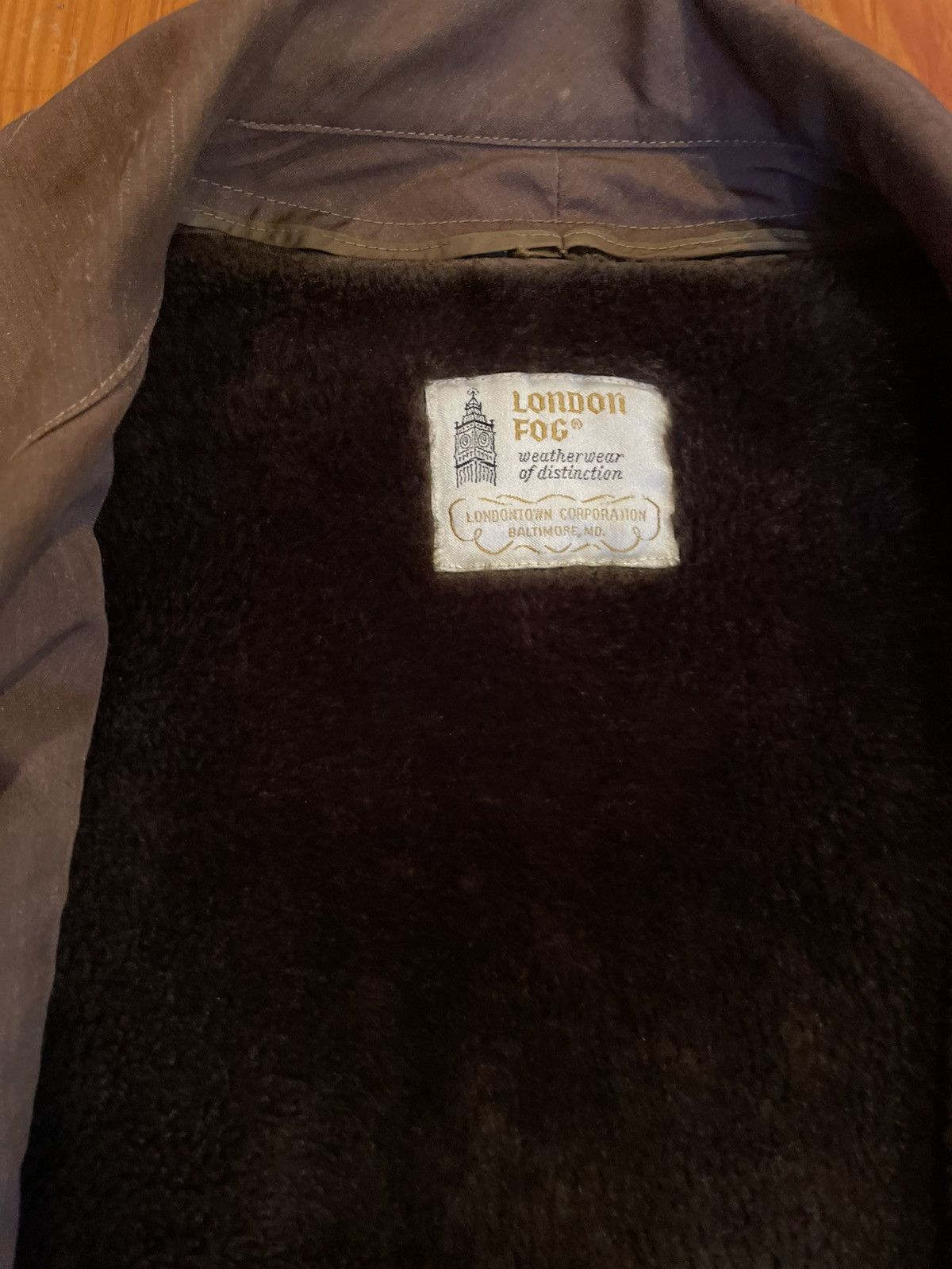 London Fog London Fog Brown Fur Lined Jacket Size US L / EU 52-54 / 3 - 5 Thumbnail