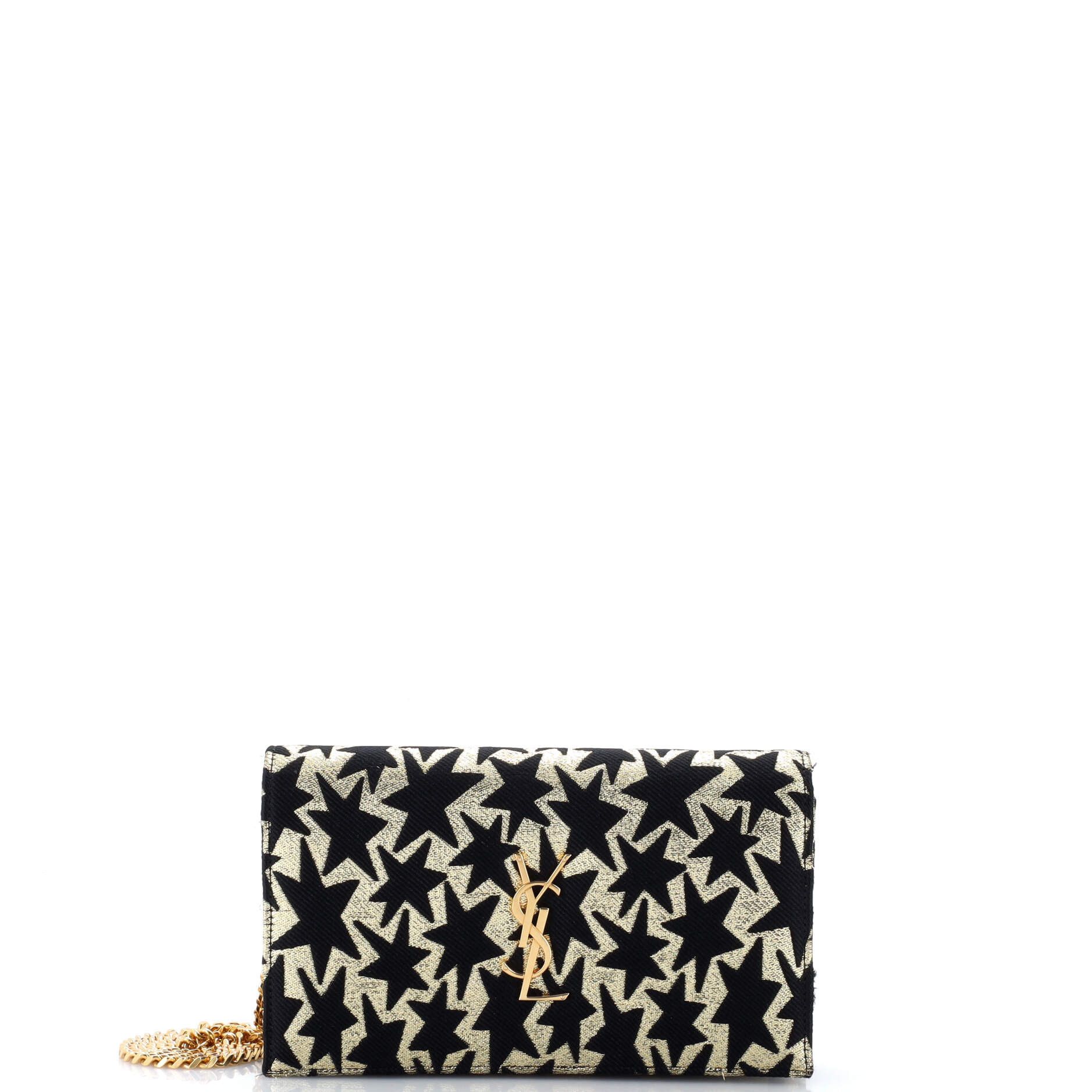 Saint Laurent Paris Classic Monogram Wallet on Chain Size ONE SIZE - 1 Thumbnail