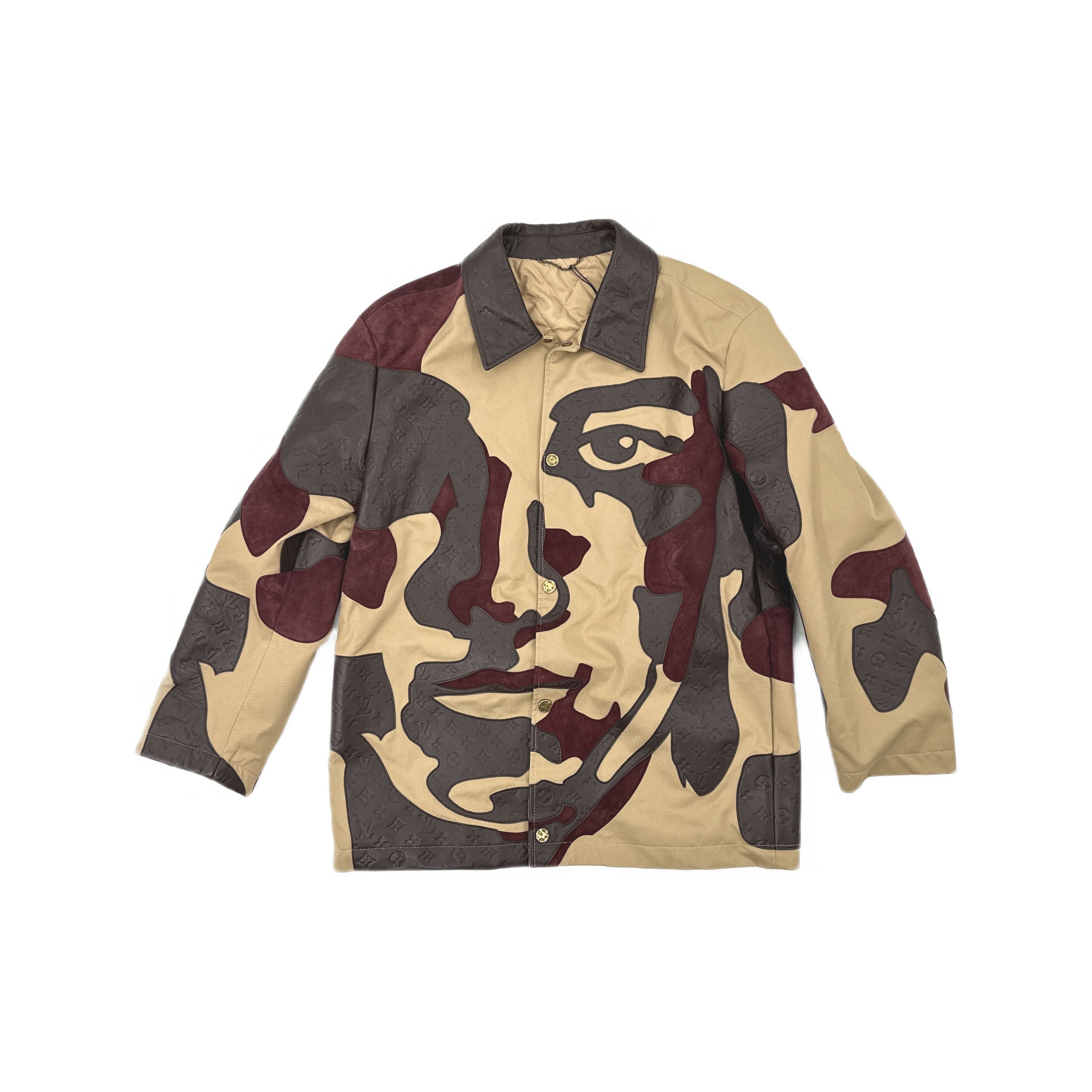 Louis Vuitton Louis Vuitton FW23 Portrait Patchwork Jacket 52 Size US L / EU 52-54 / 3 - 1 Thumbnail