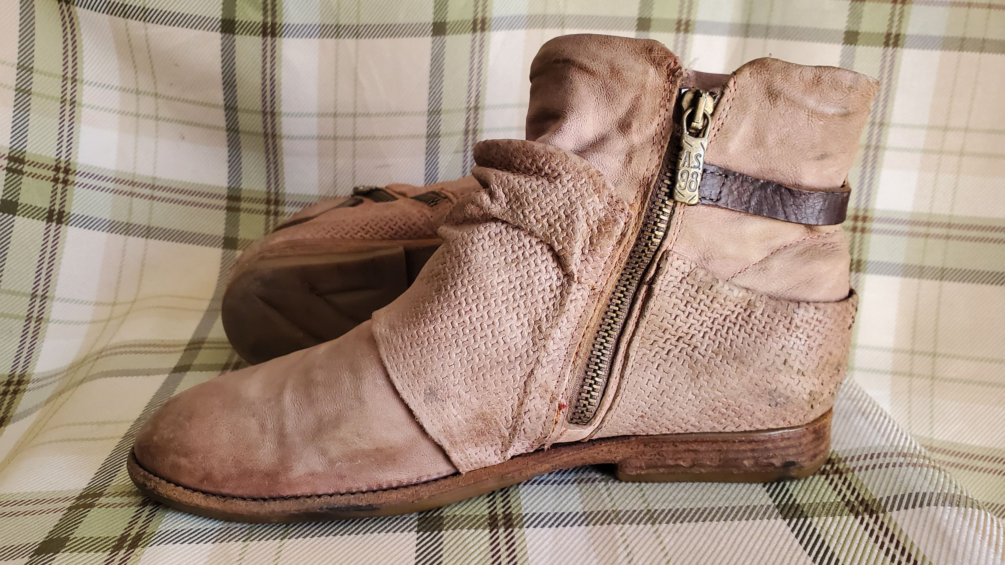 A.S.98 A.S 98 Brown Ankle Pull On Boots Size US 9 / IT 39 - 6 Thumbnail