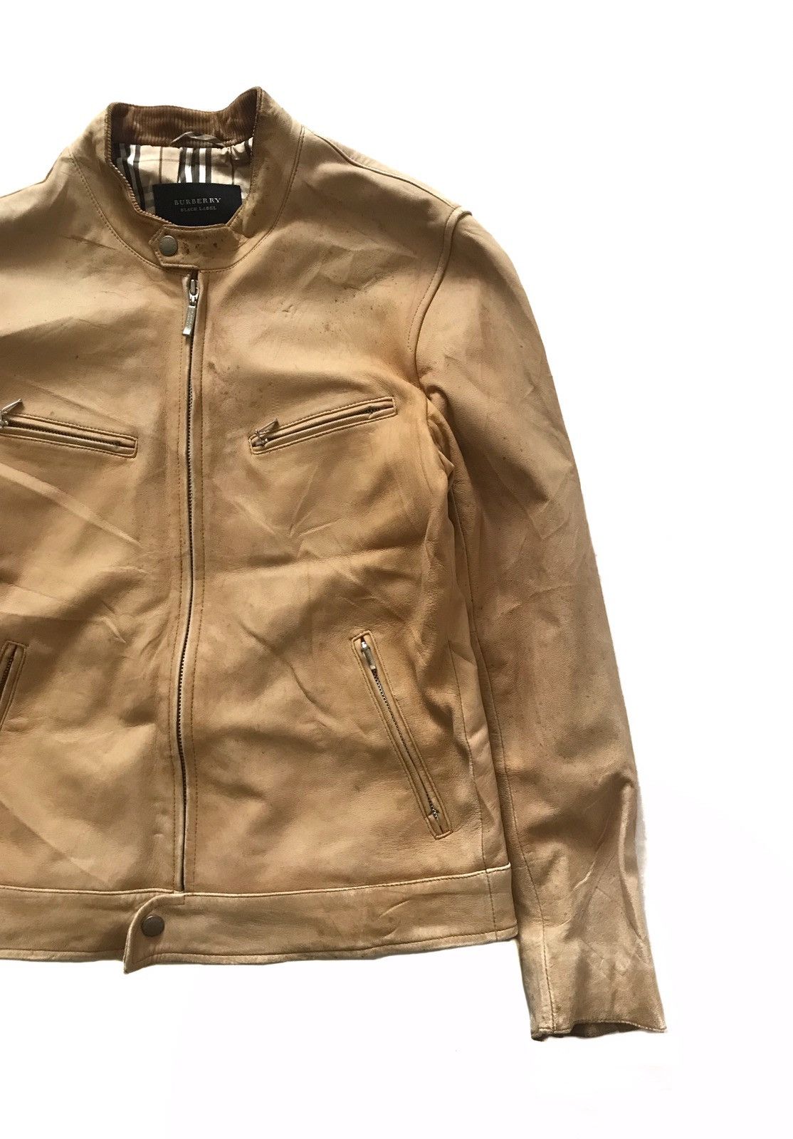 Burberry BURBERRY BIKER PUNK LEATHER JACKET Size US L / EU 52-54 / 3 - 2 Thumbnail