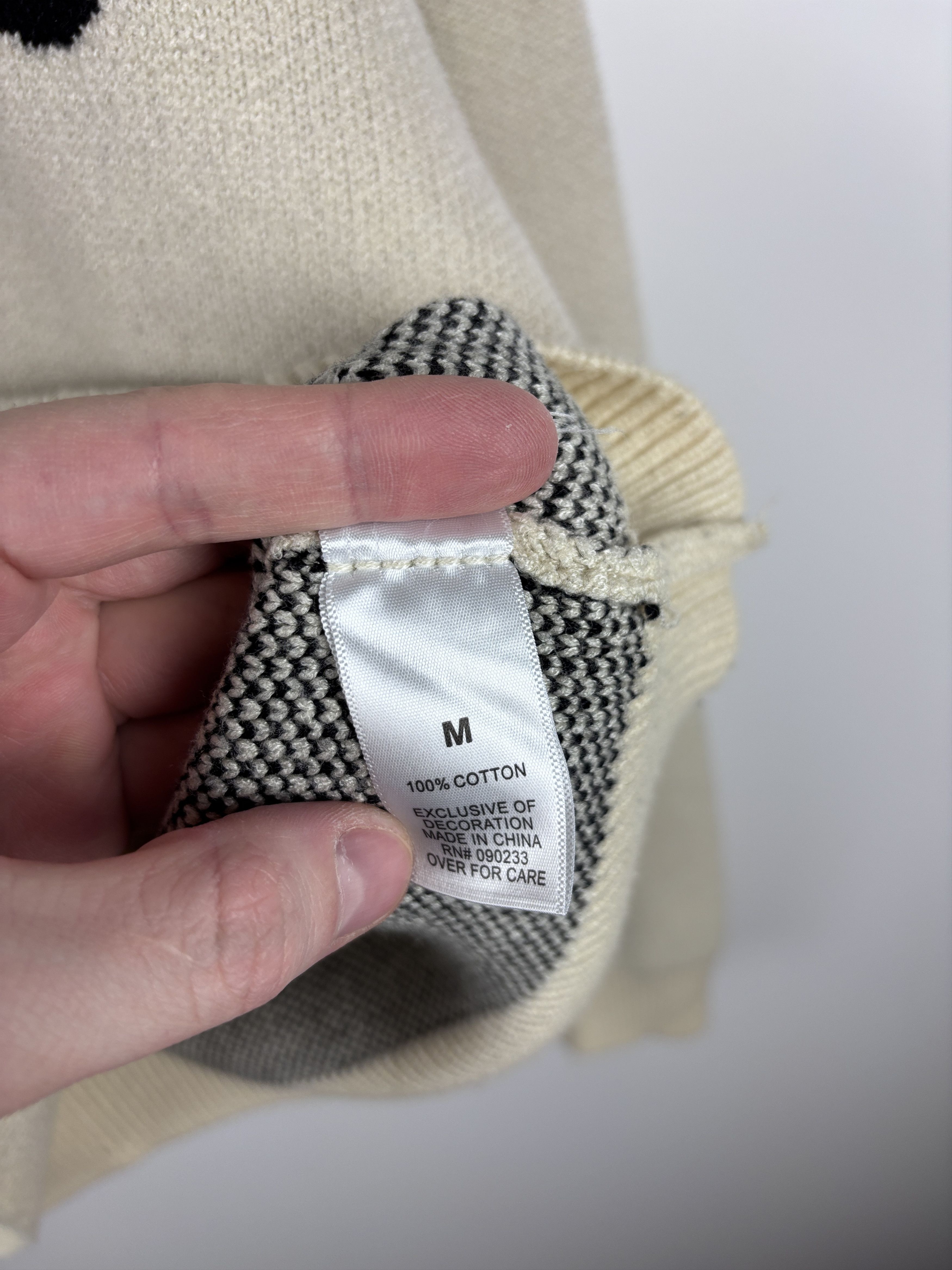 Essentials Essentials Fear Of God Knit Sweater Pullover Beige Size M Size US M / EU 48-50 / 2 - 10 Thumbnail