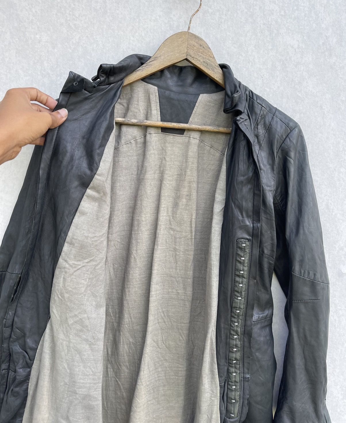 If Six Was Nine × Japanese Brand × KMRii 🔥VINTAGE HOCQUY SHEEP LEATHER COAT/JACKET Size US S / EU 44-46 / 1 - 16 Thumbnail