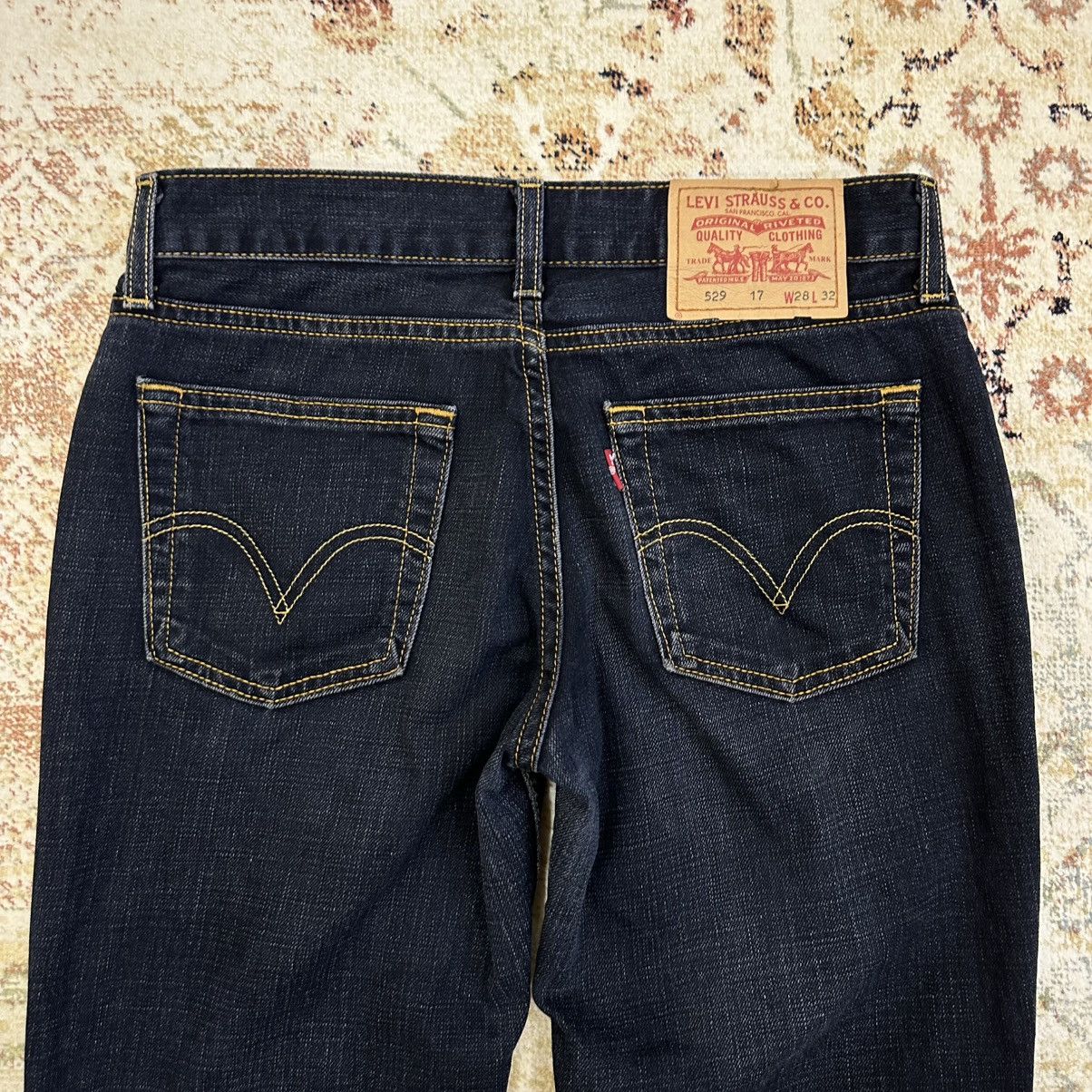 Levi's Vintage Clothing × Vintage Vintage Levi’s 529 Jeans W28xL32 Old Money 00s Size 28" / US 6 / IT 42 - 7 Thumbnail