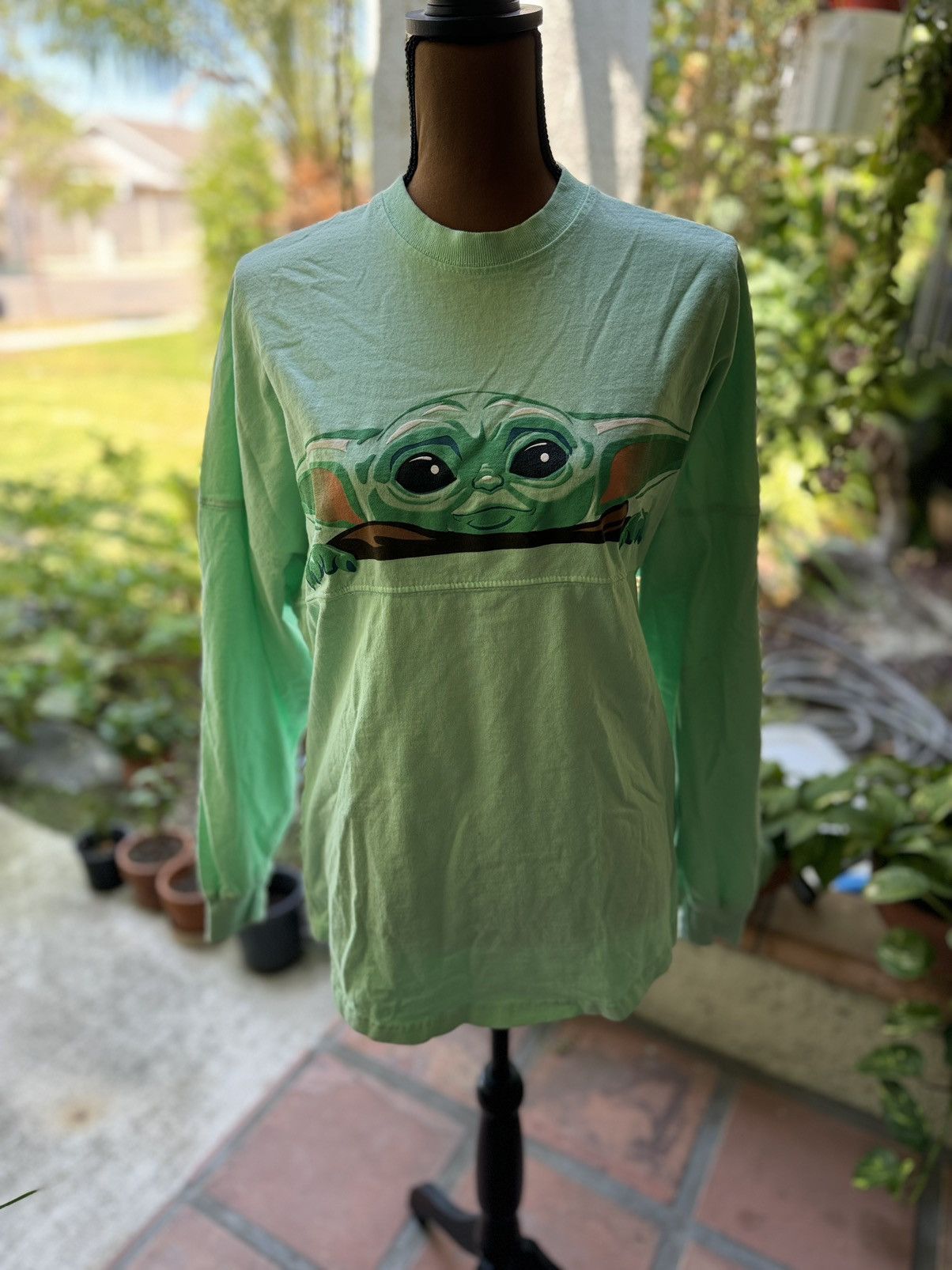 Disney Disney Spirit Jersey Baby Yoda Star Wars Long Sleeve Size US XS / EU 42 / 0 - 1 Thumbnail