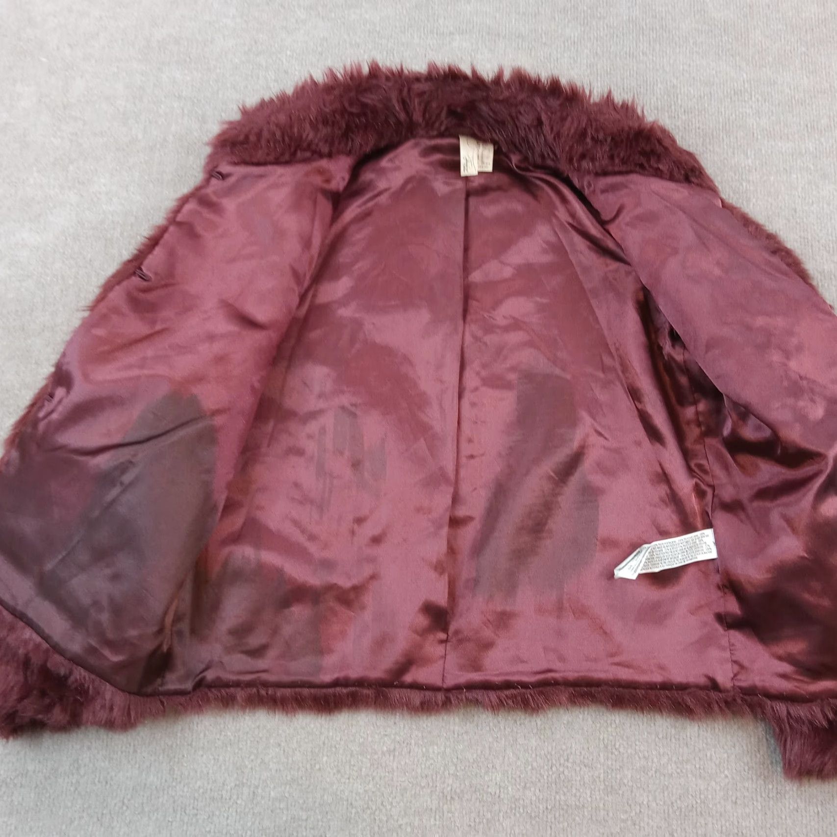 Forever 21 Forever 21 Womens Small Red Fleece Jacket Size S / US 4 / IT 40 - 7 Thumbnail