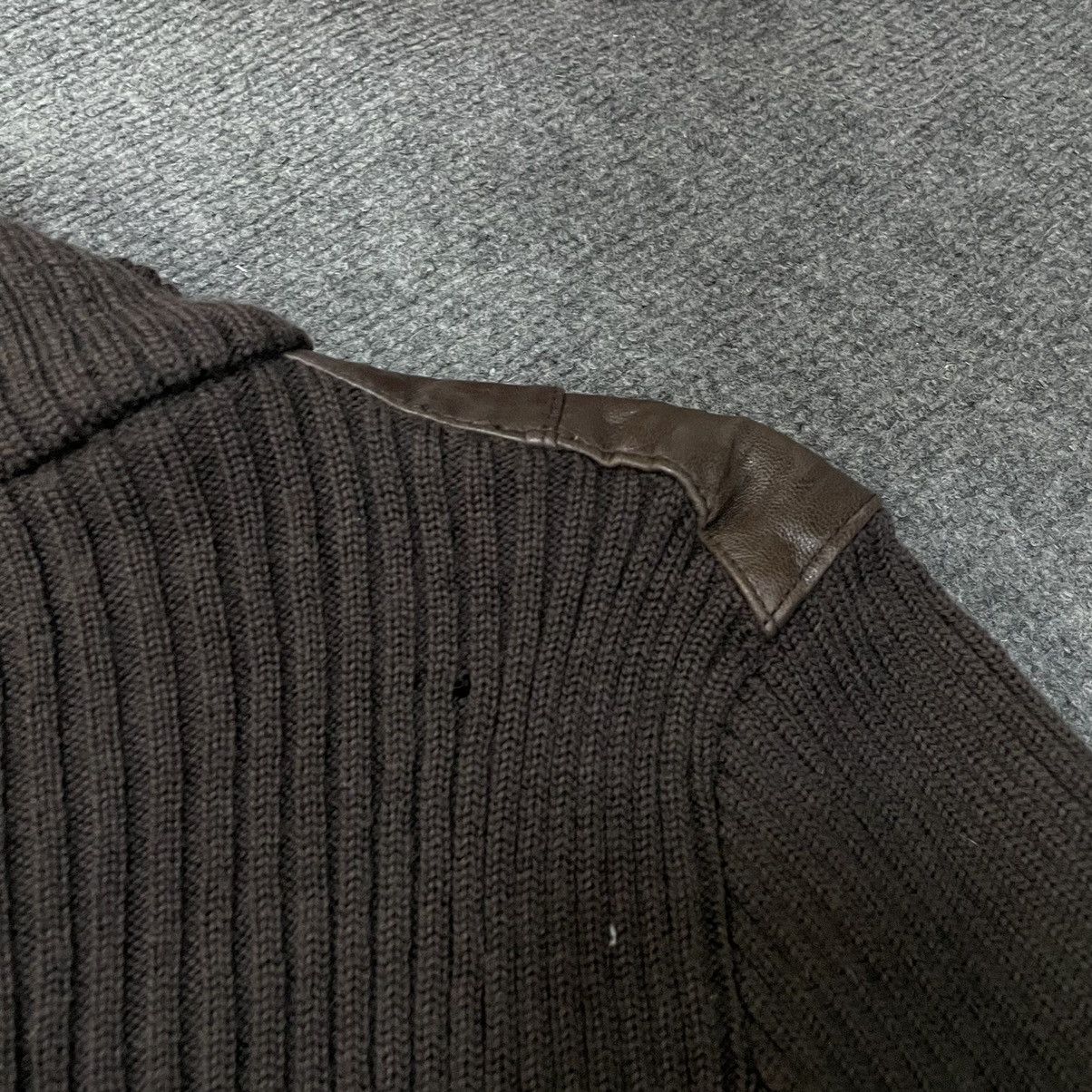 BRAHMIN × Genuine Leather Brahmin Genuine Leather Jacket Wool Sleeves Size US XS / EU 42 / 0 - 13 Thumbnail