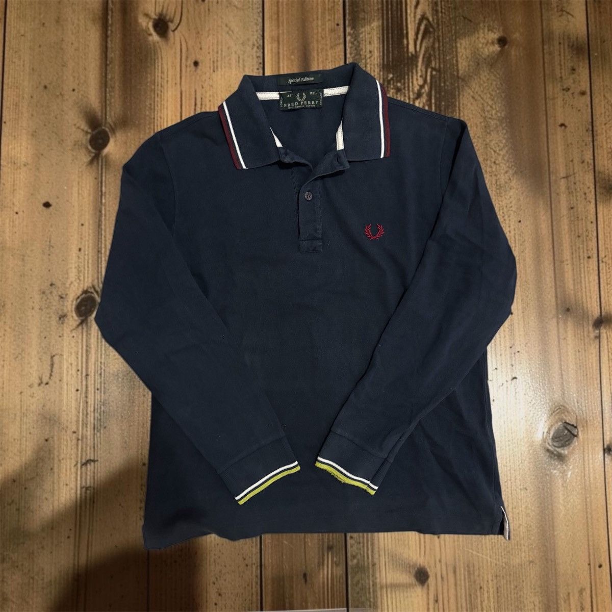 Fred Perry Fred Perry Long Sleeve Polo Navy M Special Edition Size US M / EU 48-50 / 2 - 1 Thumbnail