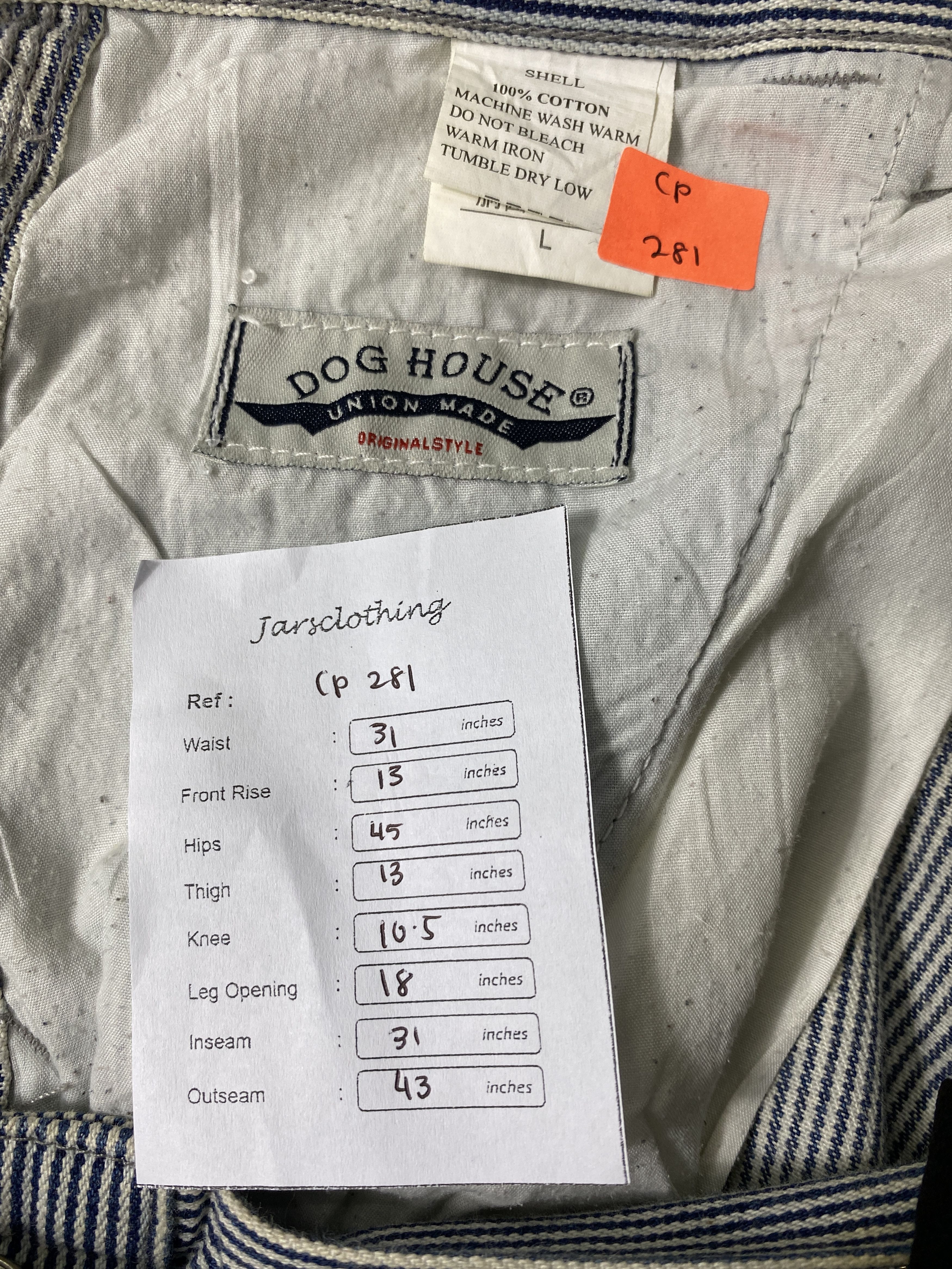 Japanese Brand Hickory Japanesse Brand Carpenter Pants -CP281 Size US 31 - 7 Thumbnail