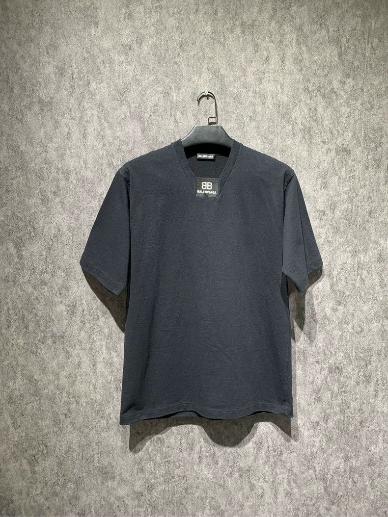 Balenciaga Balenciaga Double B Black Short Sleeve 2502-Nextarrow Size US XS / EU 42 / 0 - 1 Thumbnail