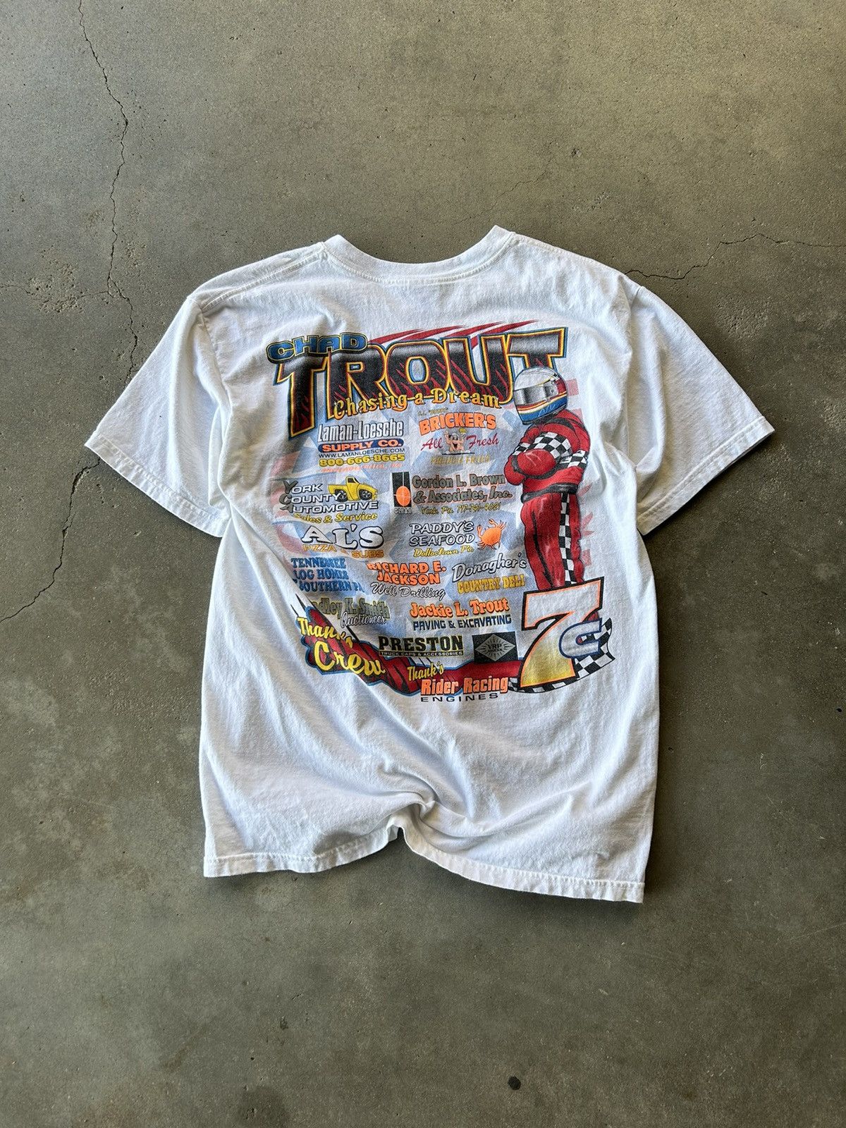 Vintage Vintage 90s NASCAR Shirt Size US L / EU 52-54 / 3 - 3 Thumbnail