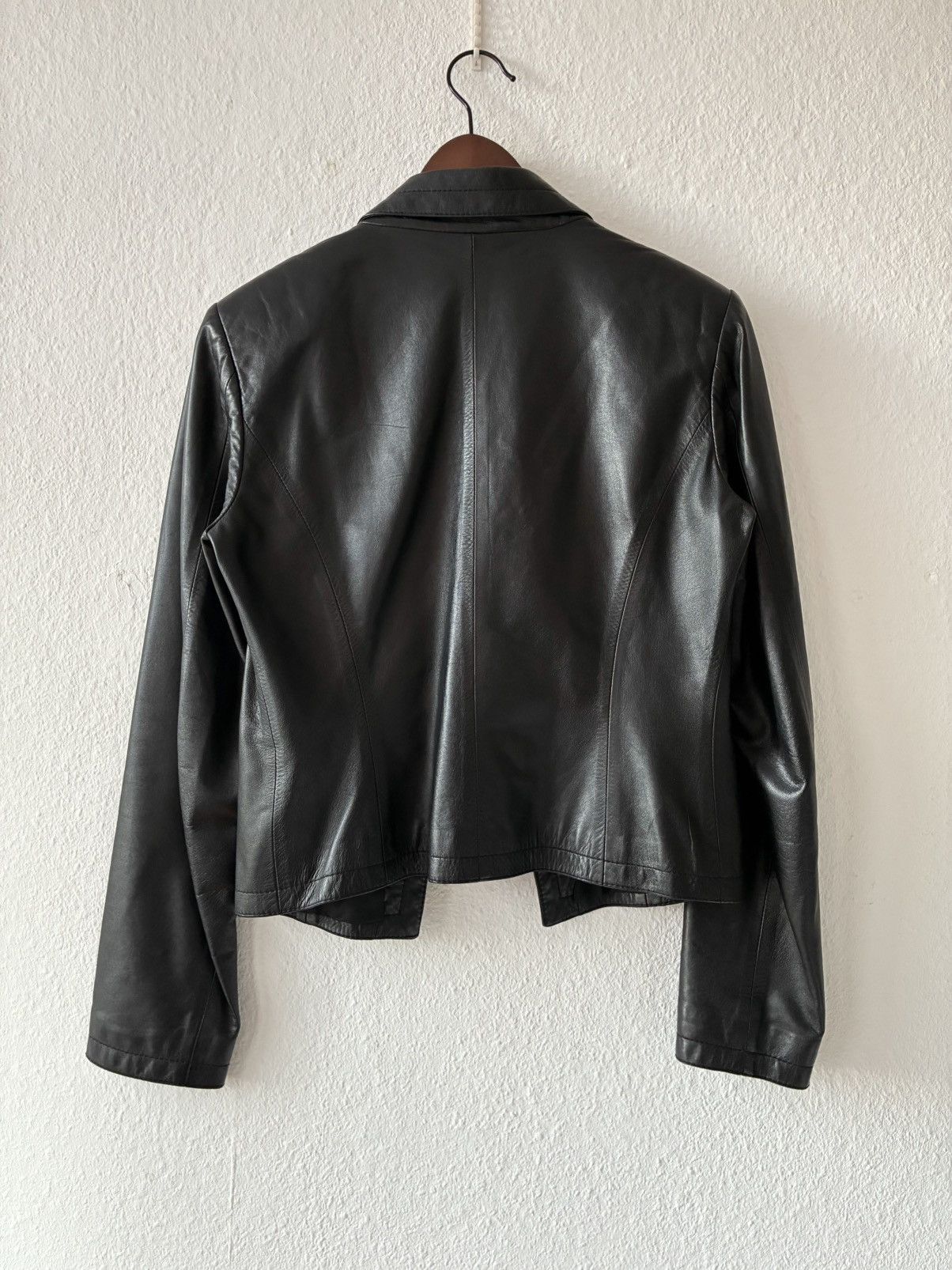 Dirk Bikkembergs Dirk Bikkembergs SS2004 Leather Blazer Size M / US 6-8 / IT 42-44 - 3 Thumbnail