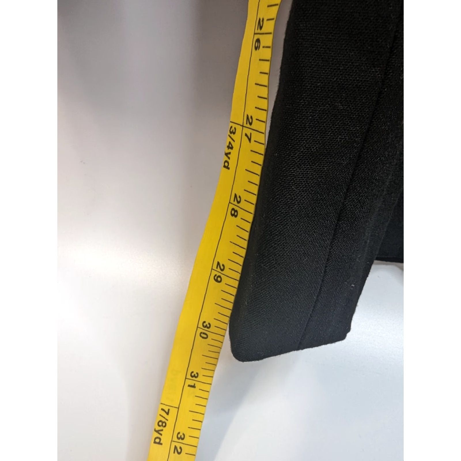 Talbots Talbots Black Pants Womens 12 Casual Business Career Trouser Straight Leg High Rise 30 in Inseam 33 in Waist Regular Stretch Size 24" / US 00 / IT 34 - 5 Thumbnail