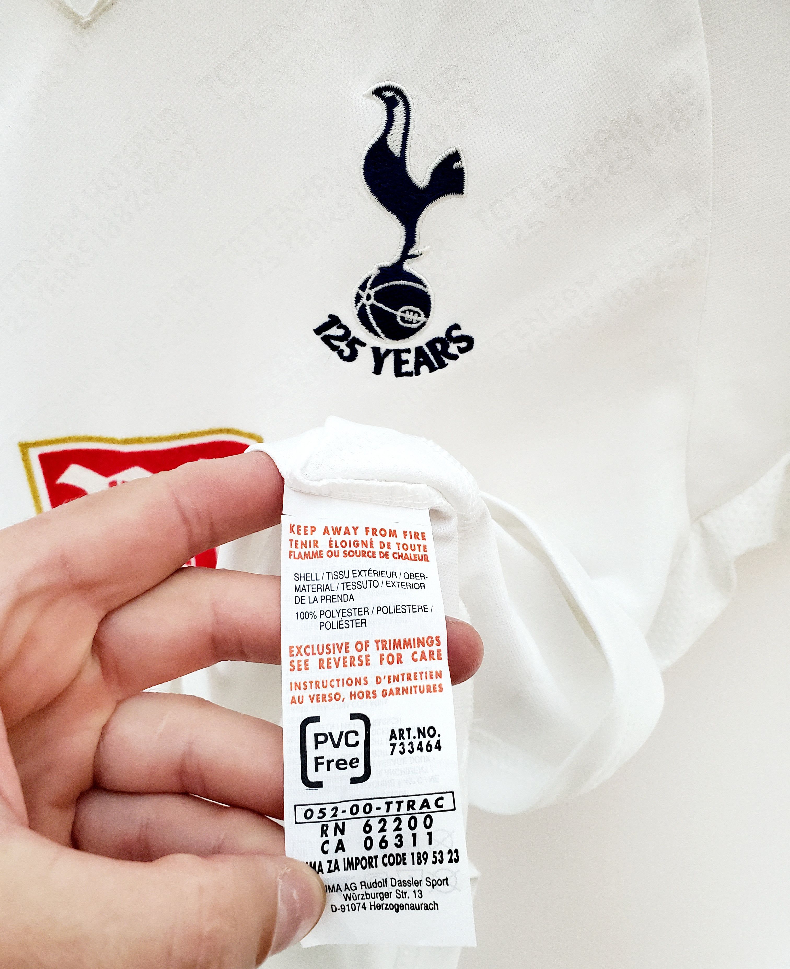 Puma Tottenham Hotspur 2006-07 vintage soccer jersey size kids S Size US XXS / EU 40 - 4 Thumbnail