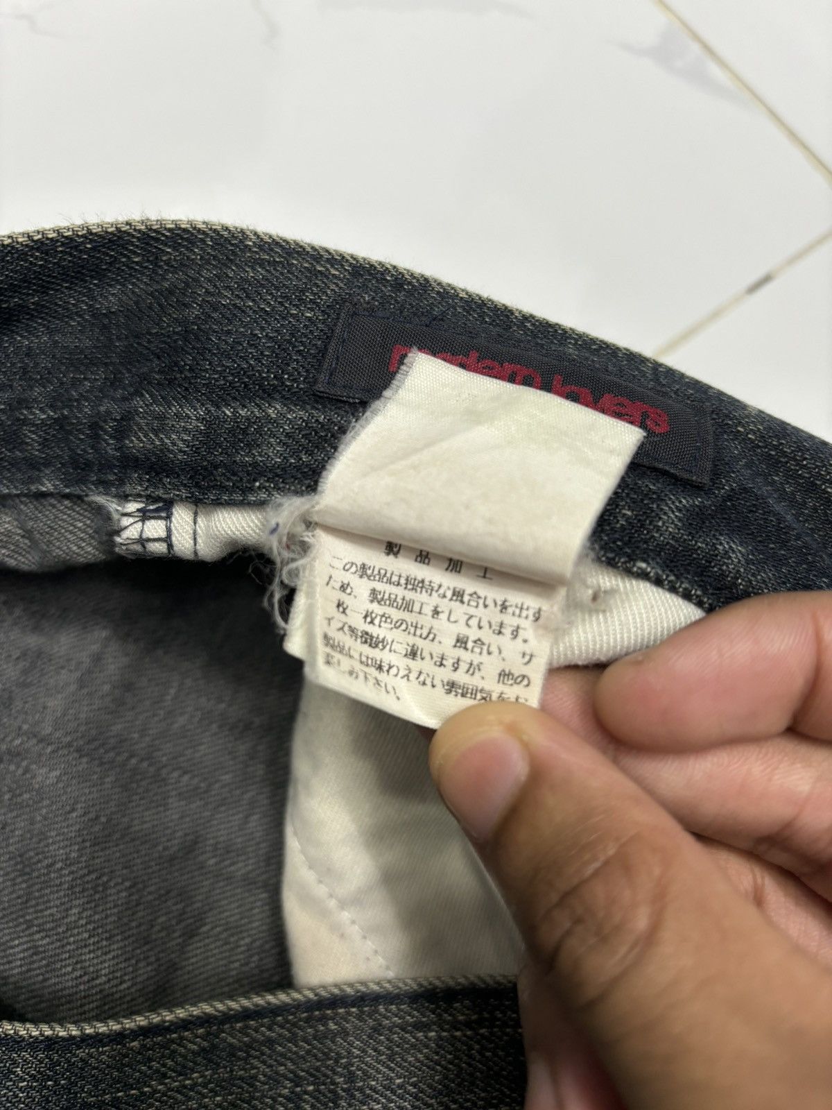 14th Addiction 🔥MODERN LOVERS MUD WASH CLAWMARK WAXED DENIM JEANS Size US 30 / EU 46 - 10 Thumbnail