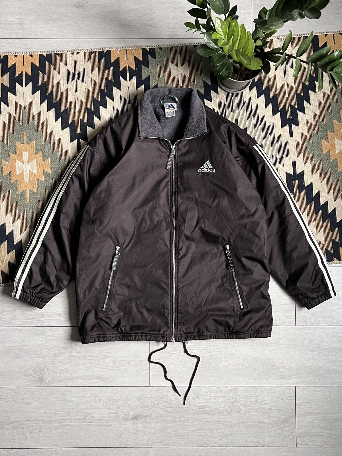 old adidas nylon track jacket brown atp トップス