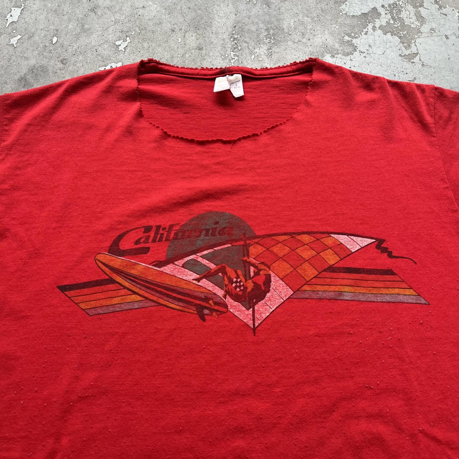 Vintage Vintage 80s Windsurfing Beach Ocean Surf California Shirt Size US M / EU 48-50 / 2 - 2 Thumbnail
