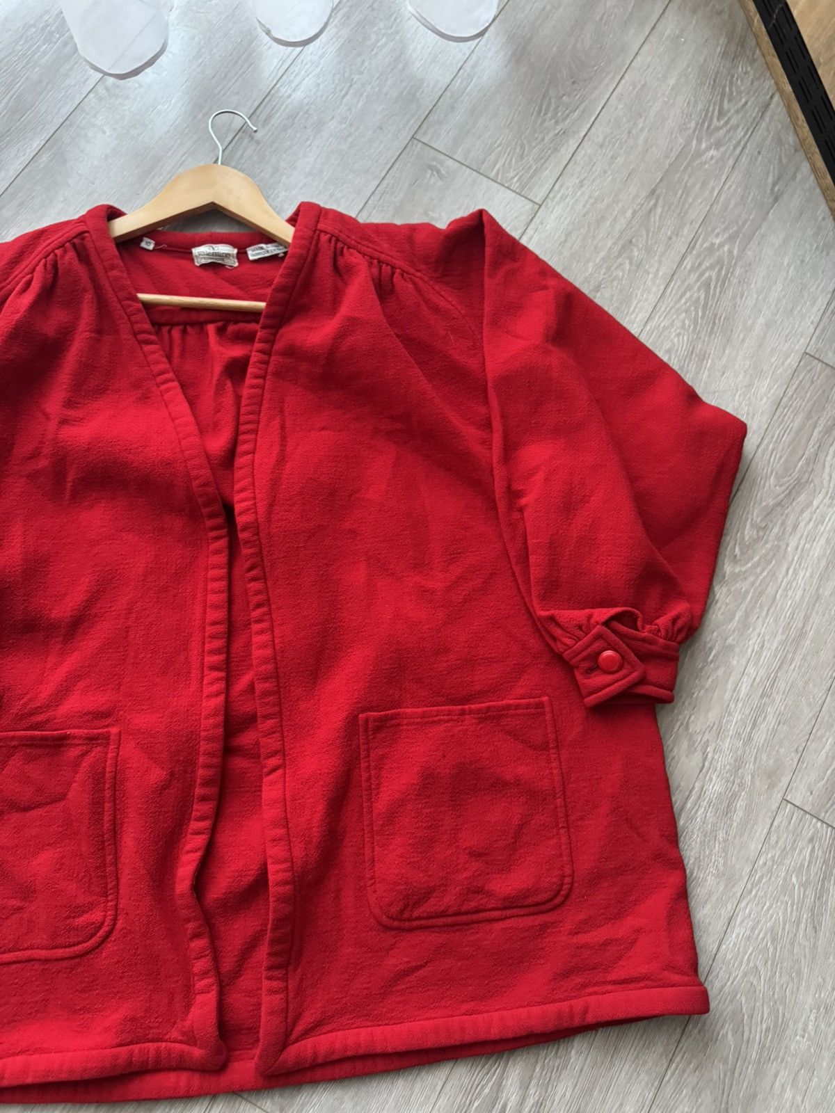 Valentino 1960-x Vintage Valentino Garavani Boutique Red Cardigan Size L / US 10 / IT 46 - 8 Thumbnail