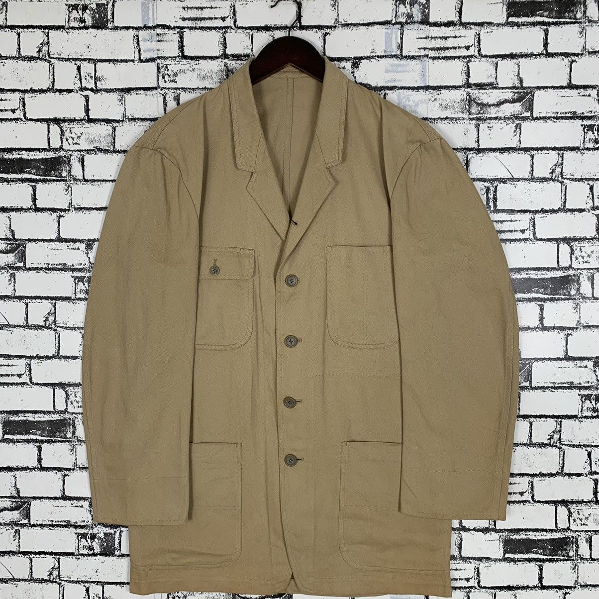 Yohji Yamamoto Y’s Bis Le Blue Collar by Yohji Yamamoto Coat Jacket Size US M / EU 48-50 / 2 - 1 Thumbnail
