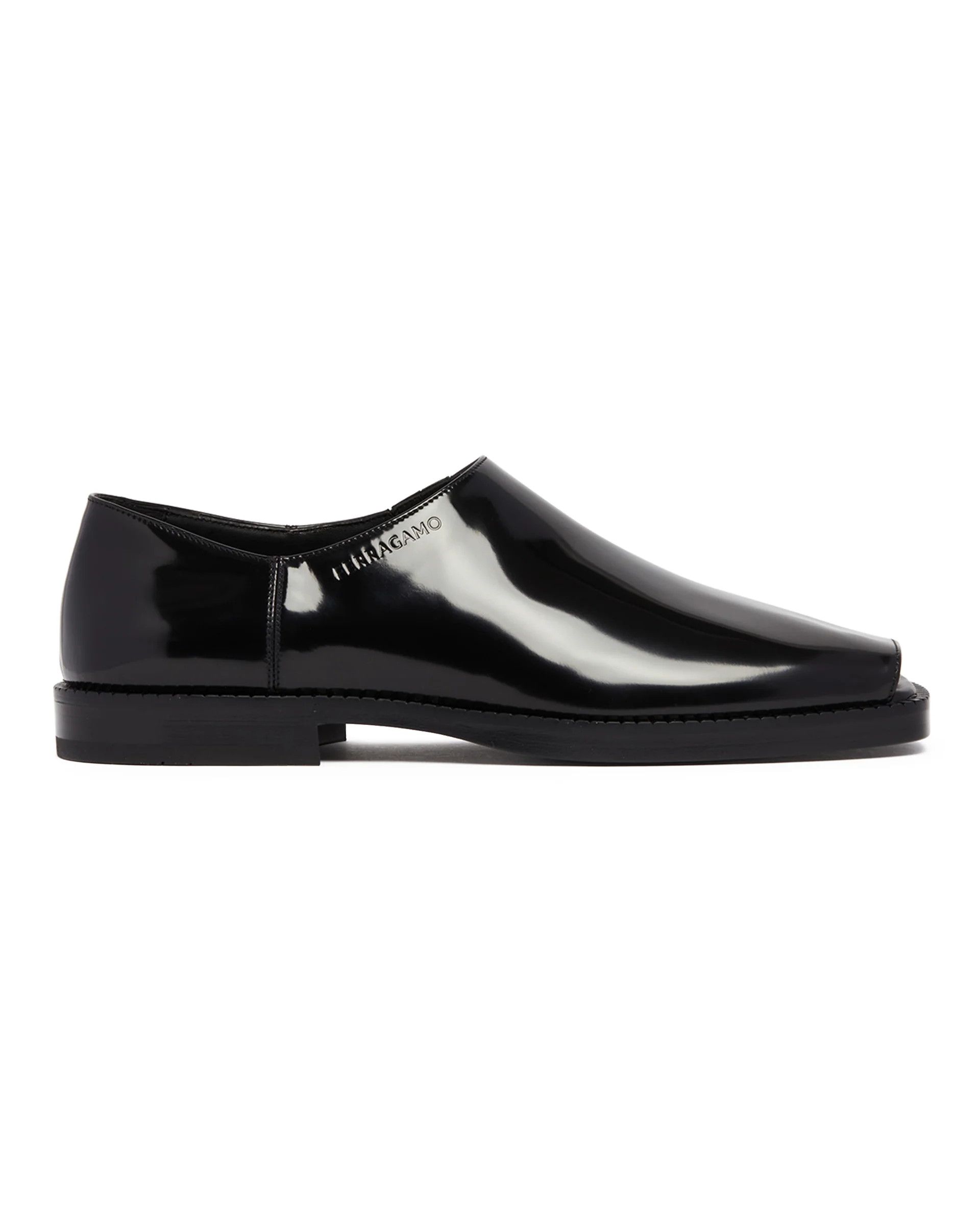 o1s1rm0924 Open-toe Loafers in Black