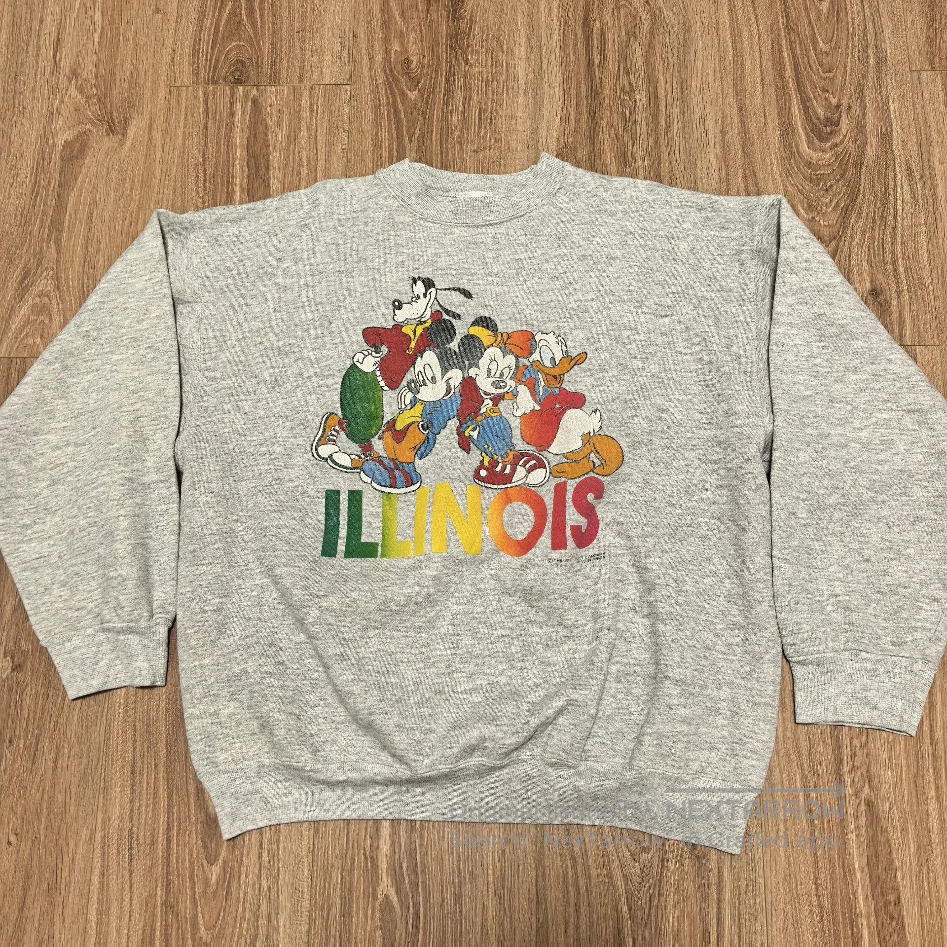 Vintage 90s Vintage Disney Print Sweatshirt. Size US XL / EU 56 / 4 - 1 Thumbnail