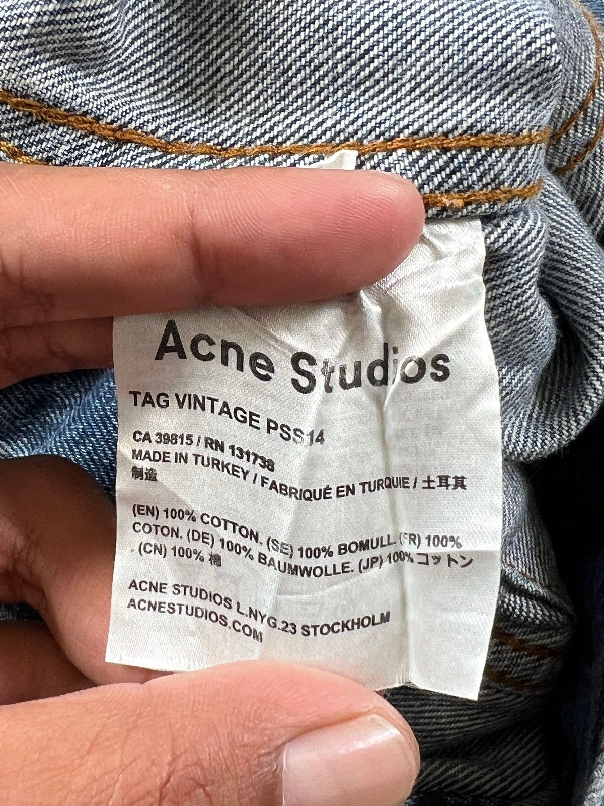 Acne Studios Acne Studios SS14 Cropped Denim Jacket Size XS / US 0-2 / IT 36-38 - 13 Thumbnail