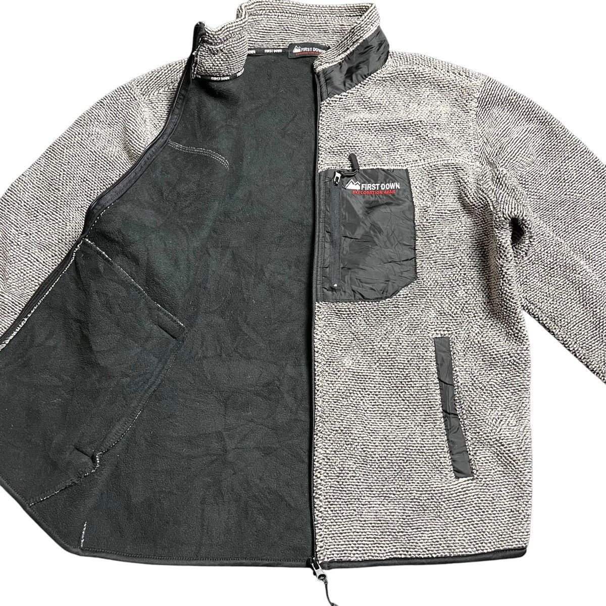 Japanese Brand × Vintage Vintage First Down Sherpa Fleece Outdoor Jacket Size US L / EU 52-54 / 3 - 5 Thumbnail