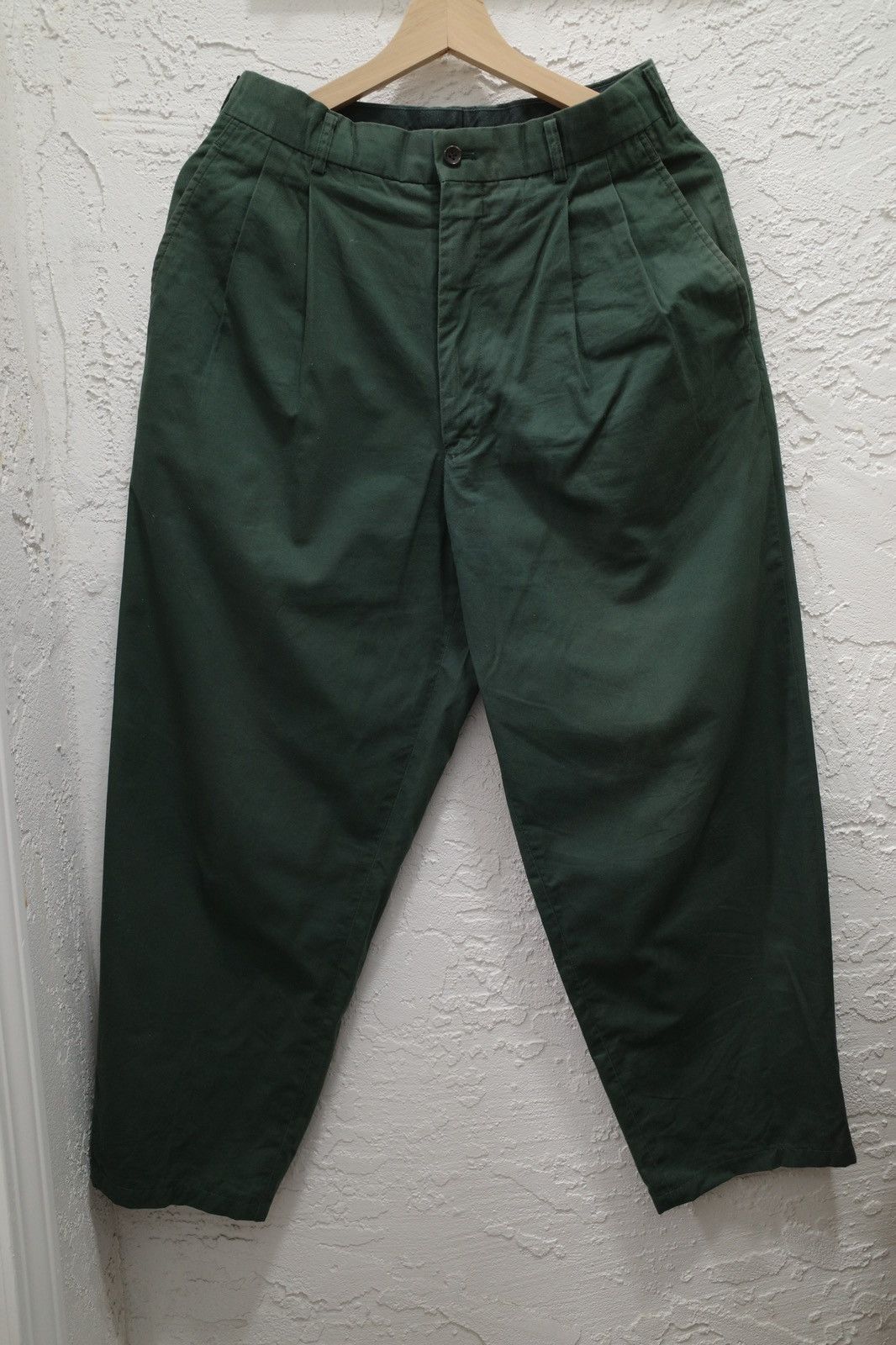 Comme des Garcons Vintage 1991 forest green cdg pants | Grailed