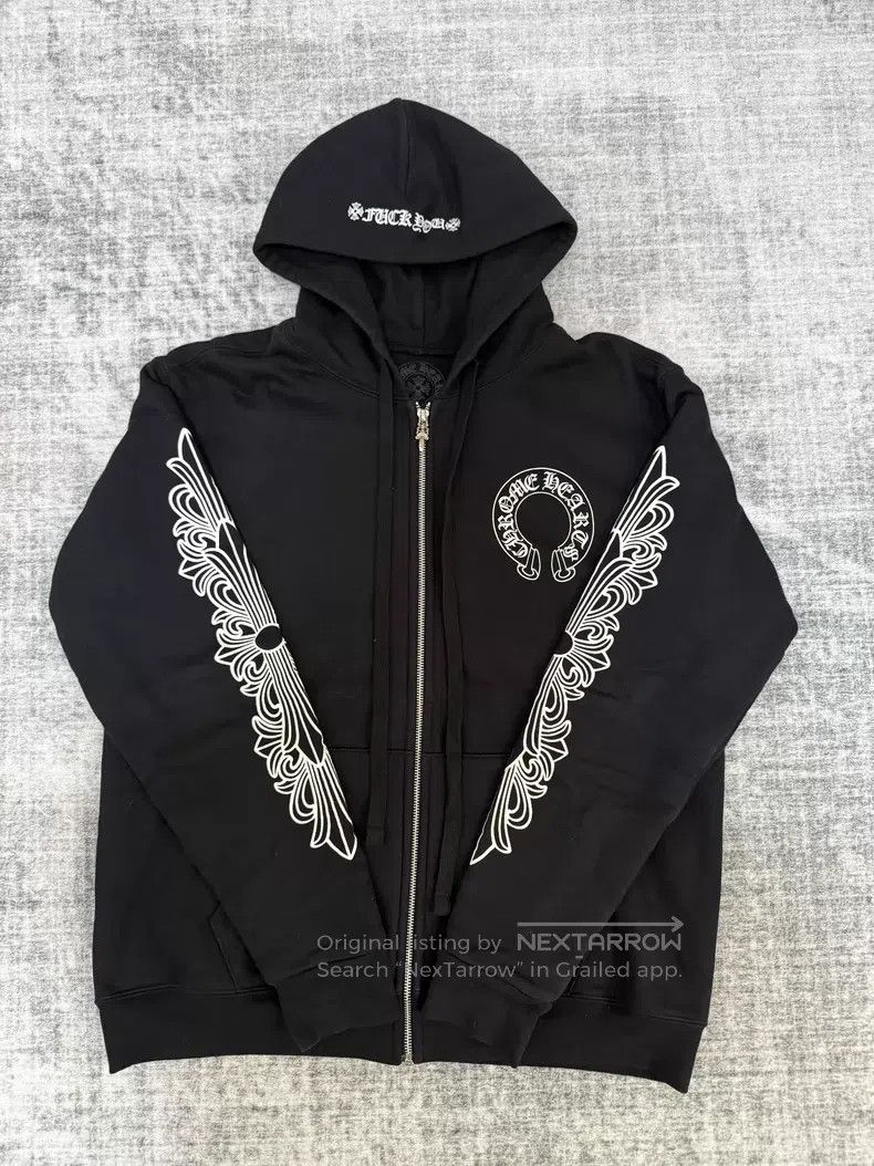 Chrome Hearts CHROME HEARTS Size M Horseshoe-printed qilin-armed zip-up j Size US M / EU 48-50 / 2 - 1 Thumbnail