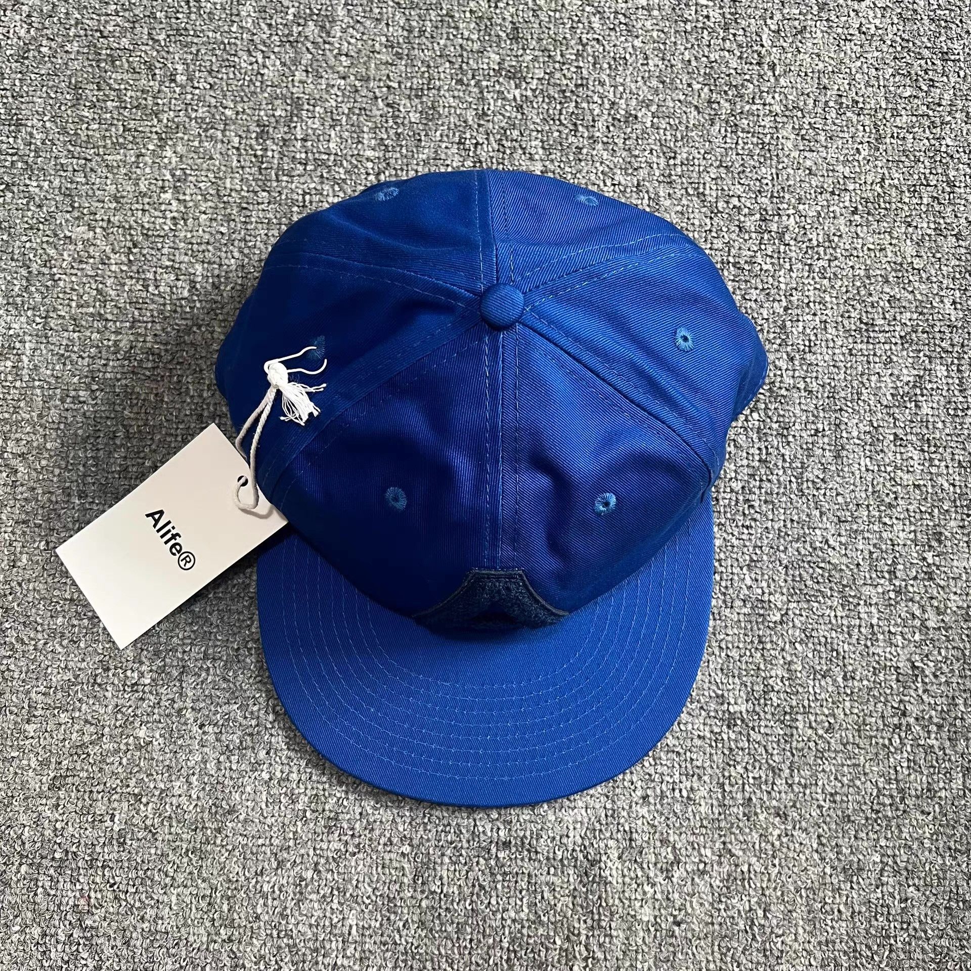 Alife Alife® Towel Solid Color Classic Flat Brim Baseball Cap Q7 Size ONE SIZE - 6 Thumbnail