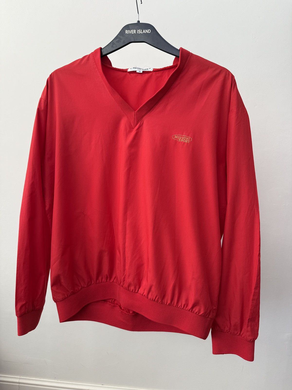 Missoni Vintage Missoni Sport V-Neck Long Sleeve Embroidered Logo Size US M / EU 48-50 / 2 - 3 Thumbnail