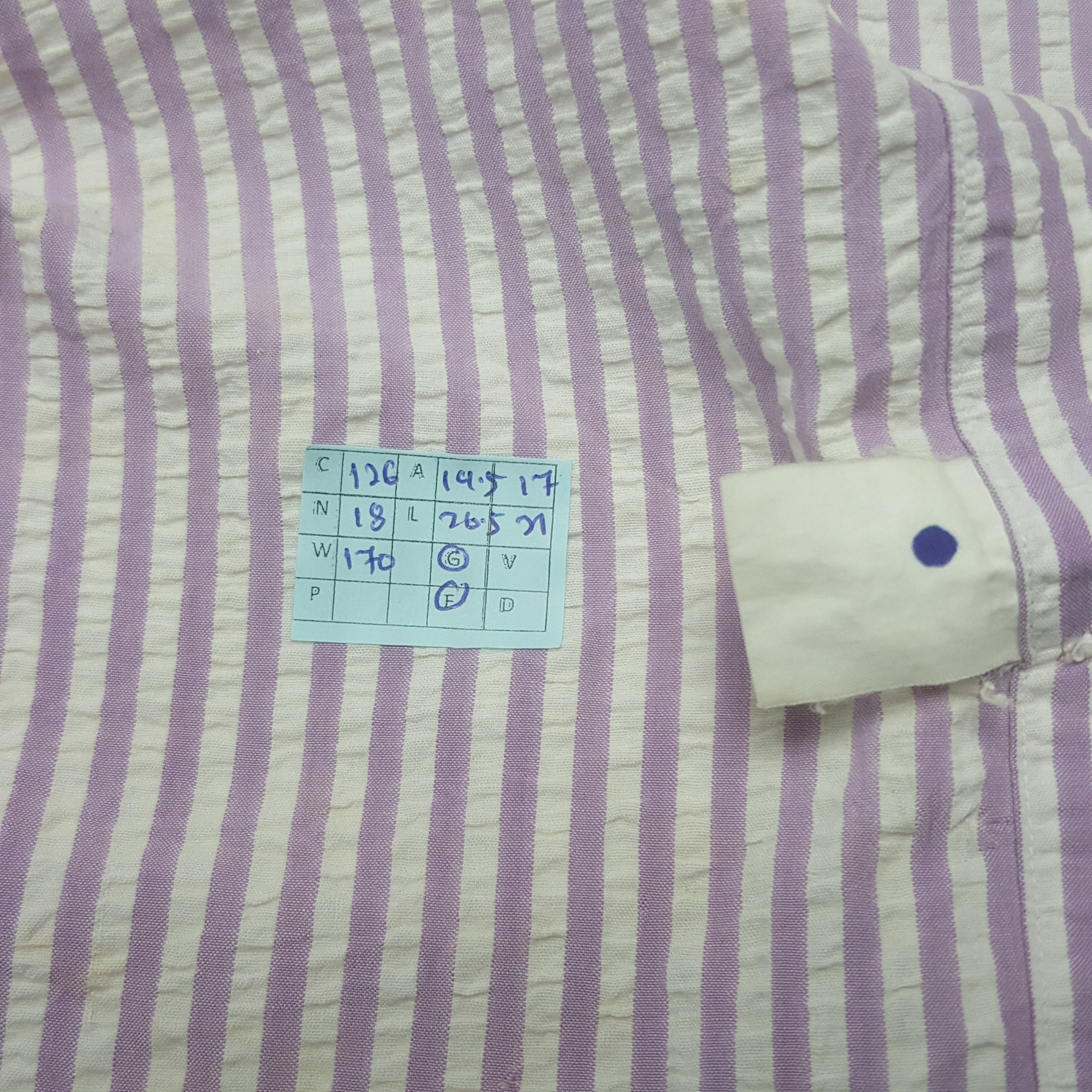 Issey Miyake × Japanese Brand × Vintage Vintage Issey Miyake Striped Button Up Shirt Size US S / EU 44-46 / 1 - 7 Thumbnail
