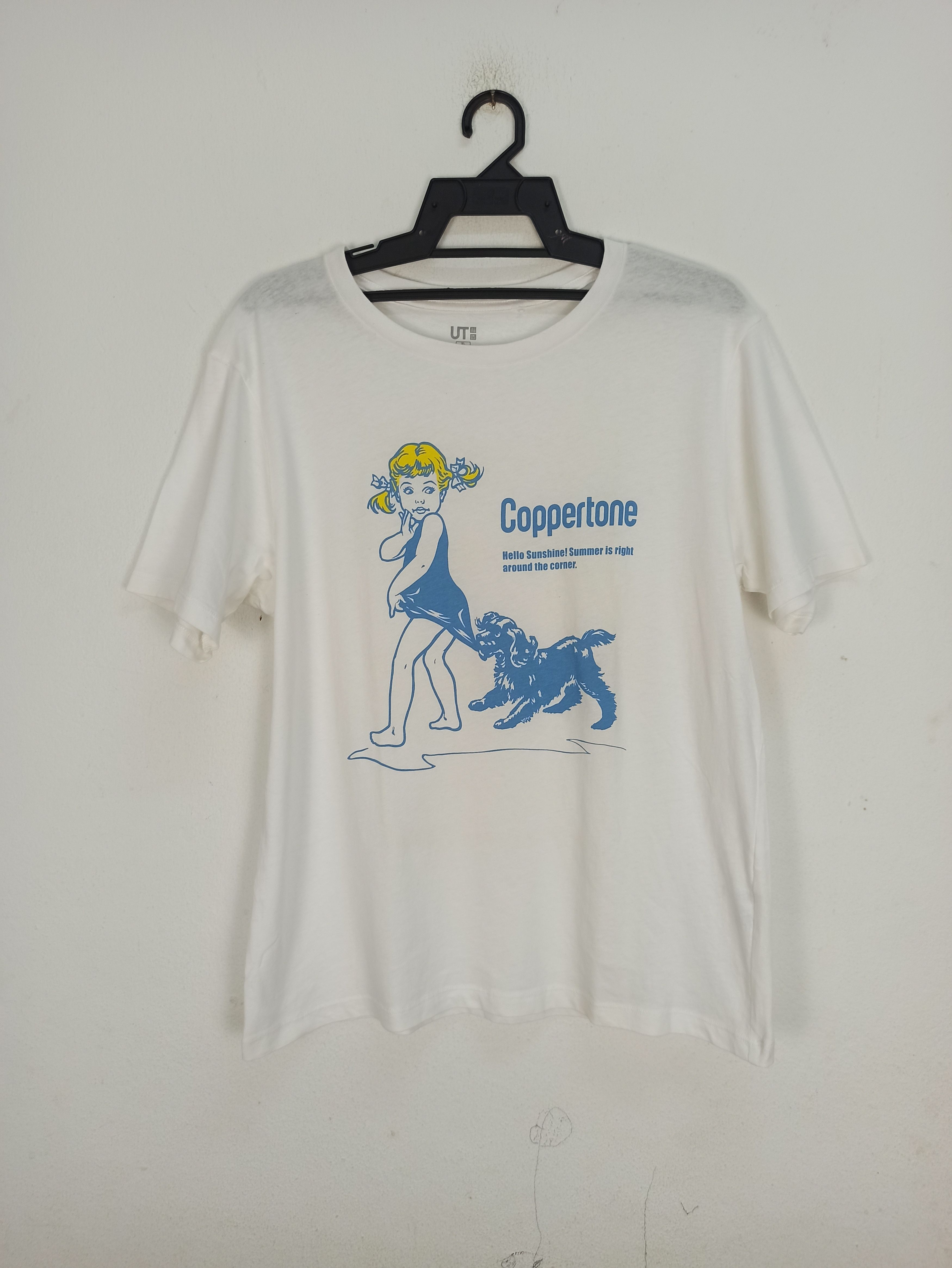 Japanese Brand × Uniqlo Coppertone Baby Dog By Uniqlo Tees Size XL / US 12-14 / IT 48-50 - 1 Thumbnail