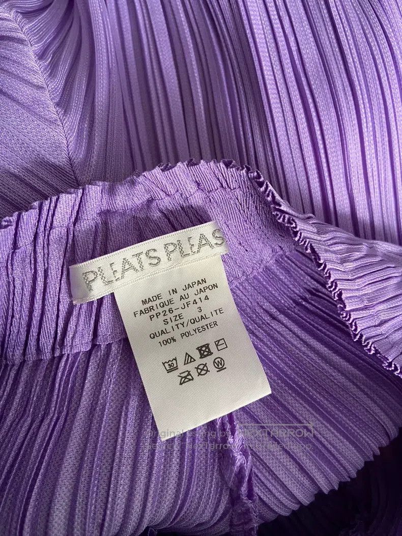 Issey Miyake Issey Miyake size:3 Purple Trousers Size 22" - 4 Thumbnail