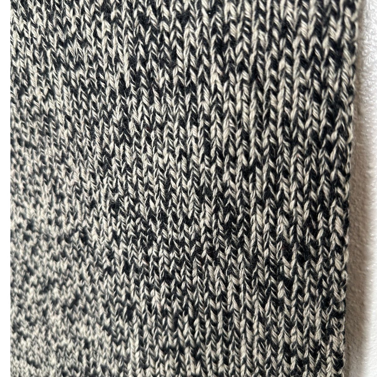 Christian Dior Monsieur Christian Dior Beige Black Marled Wool Cashmere Blend Scarf Size ONE SIZE - 14 Thumbnail